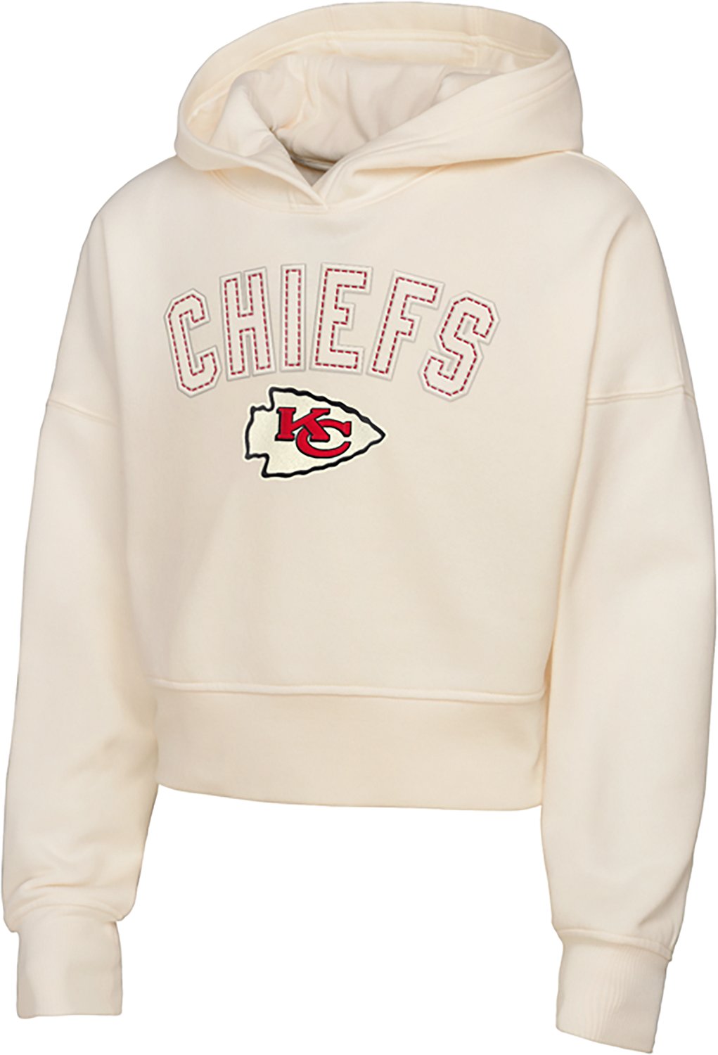 Outerstuff Girls' Kansas City Chiefs Blitz Long Sleeve Oversized Hoodie - view number 2