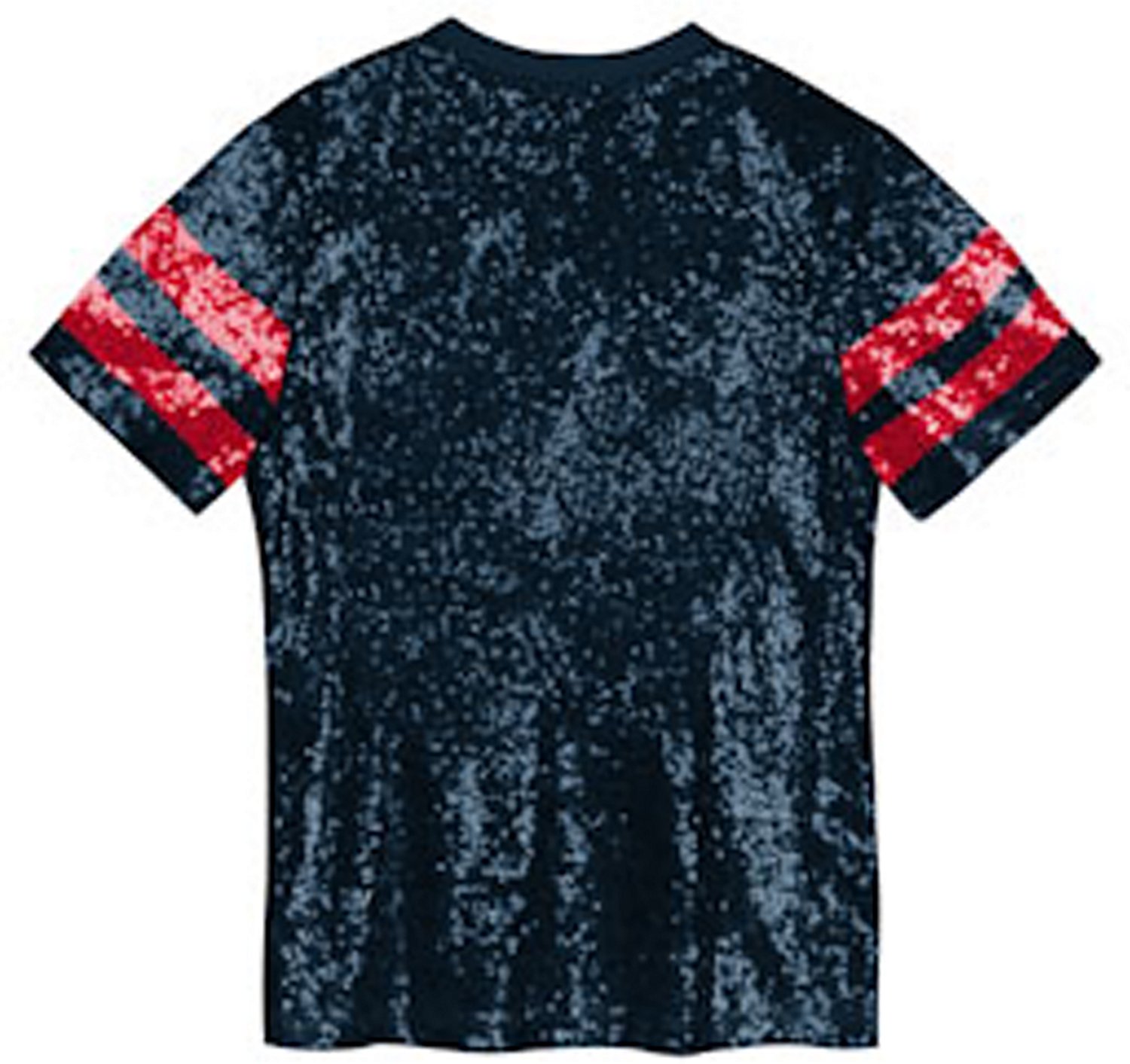 Outerstuff Women's Houston Texans Glam Striped Sequin Top - view number 3
