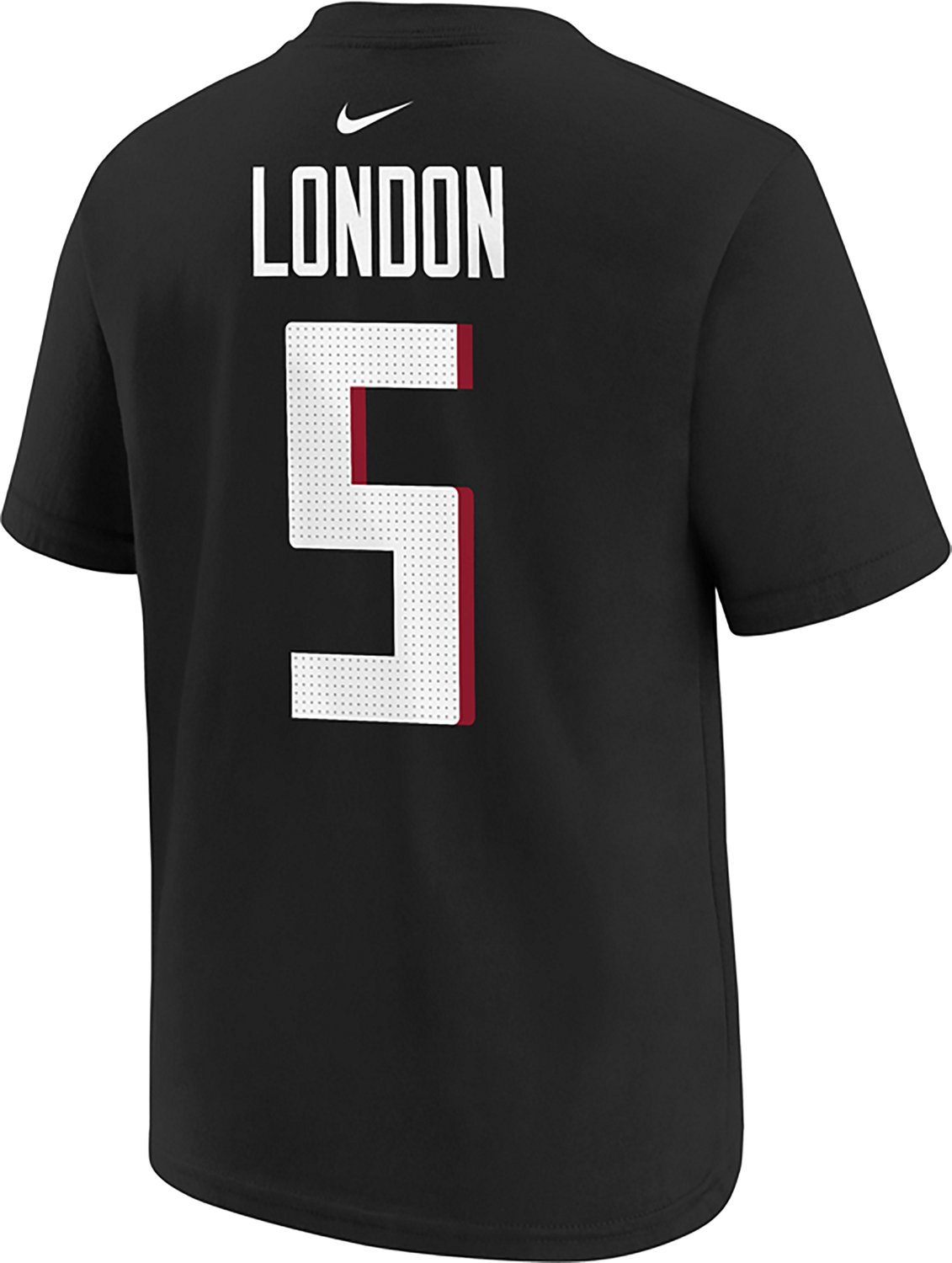 Nike Kids' Atlanta Falcons Drake London Fuse Name and Number Short Sleeve T-shirt - view number 3