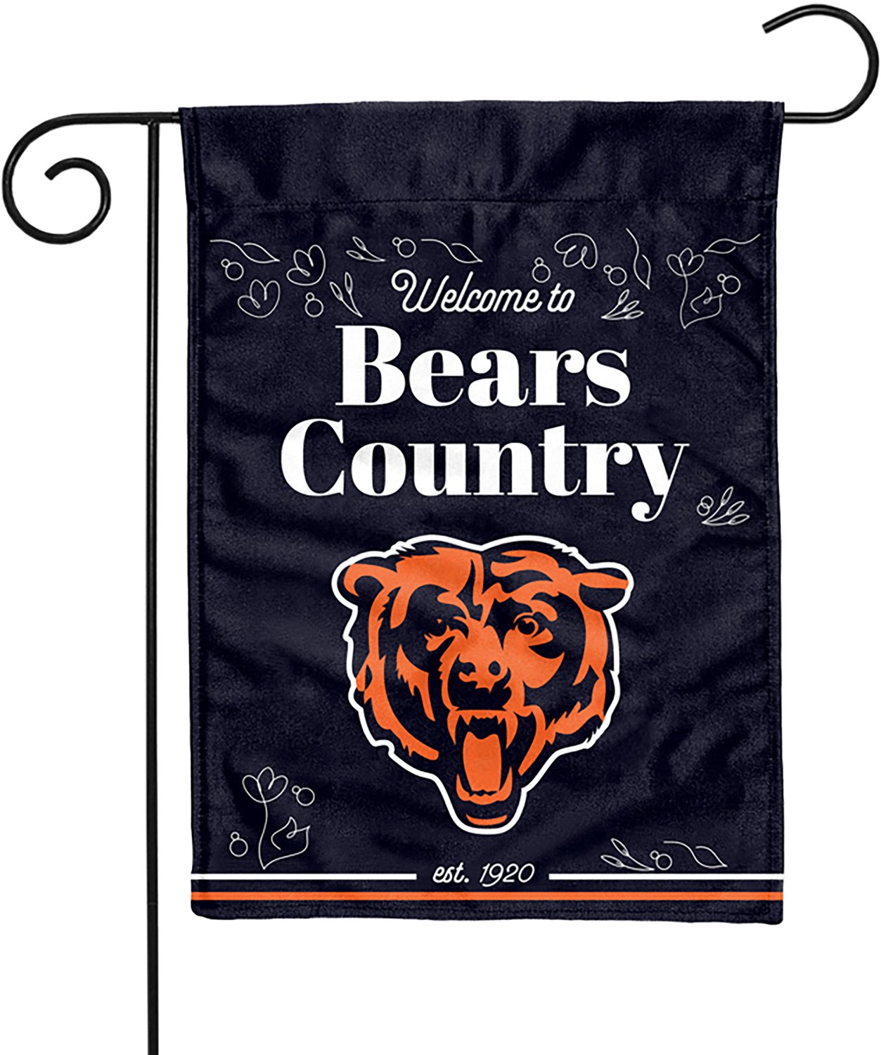 Tag Express Chicago Bears Double Sided Garden Flag
