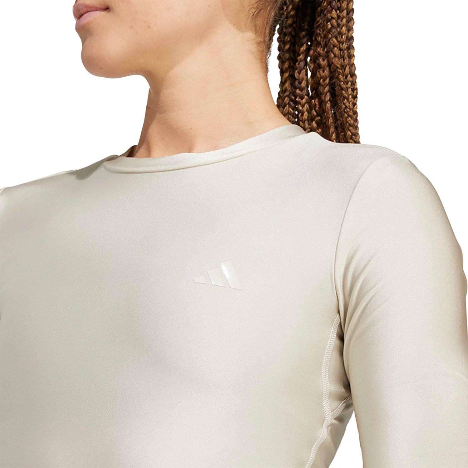 adidas Women's Workout Essentials Shine Long Sleeve T-shirt - view number 3