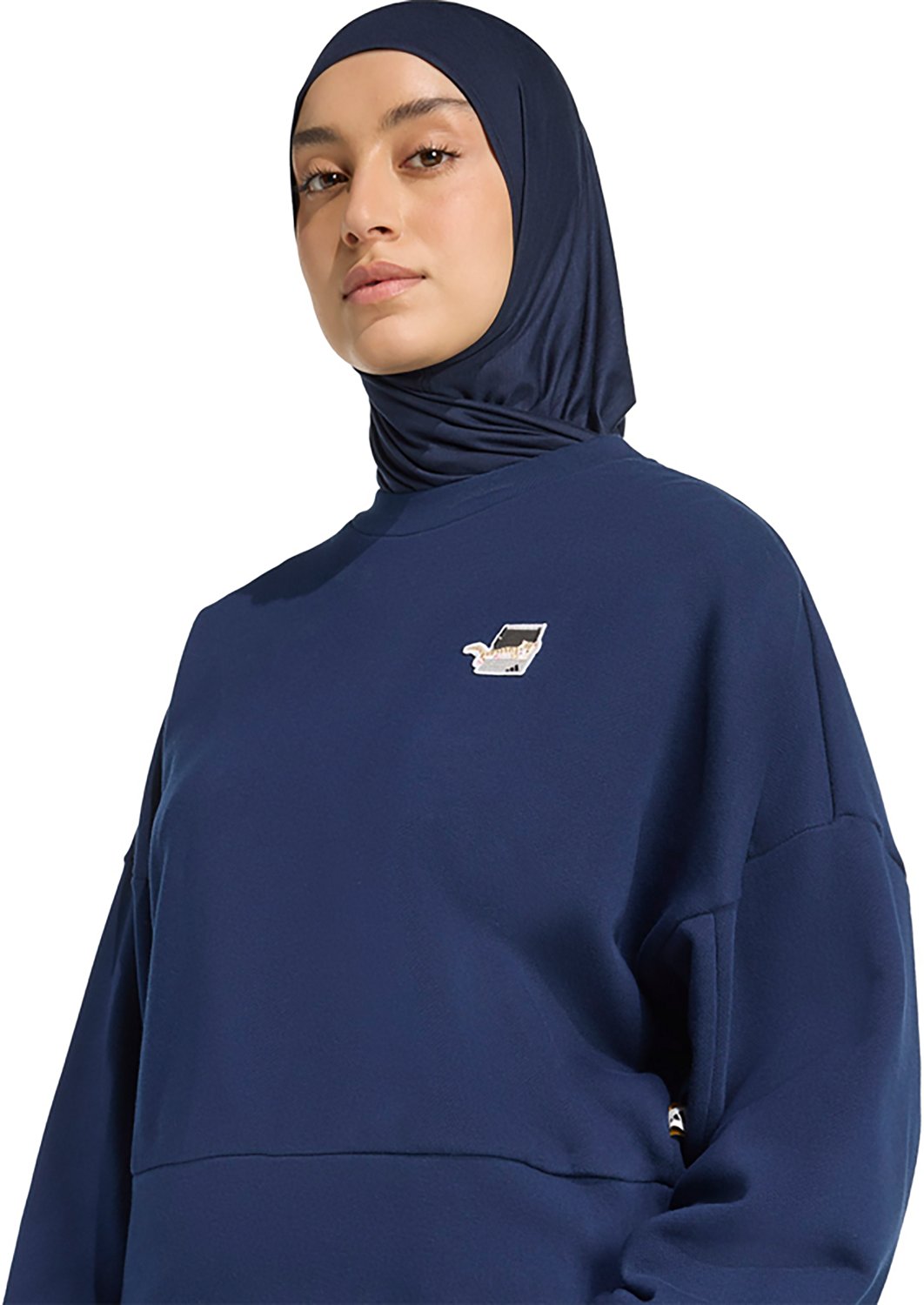 adidas Women's Cat Patch Graphic Sweatshirt - view number 4