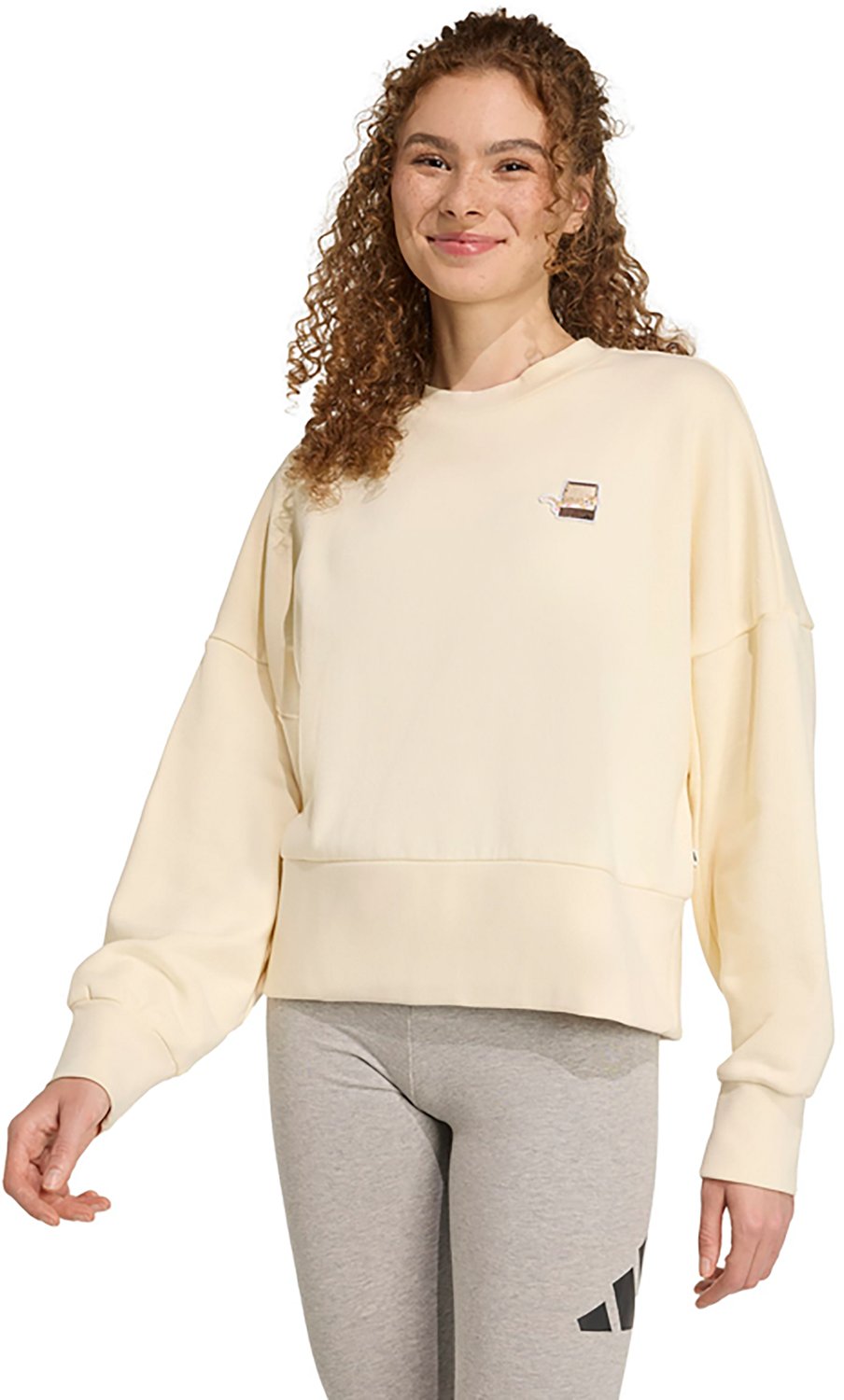 adidas Women's Cat Patch Graphic Sweatshirt