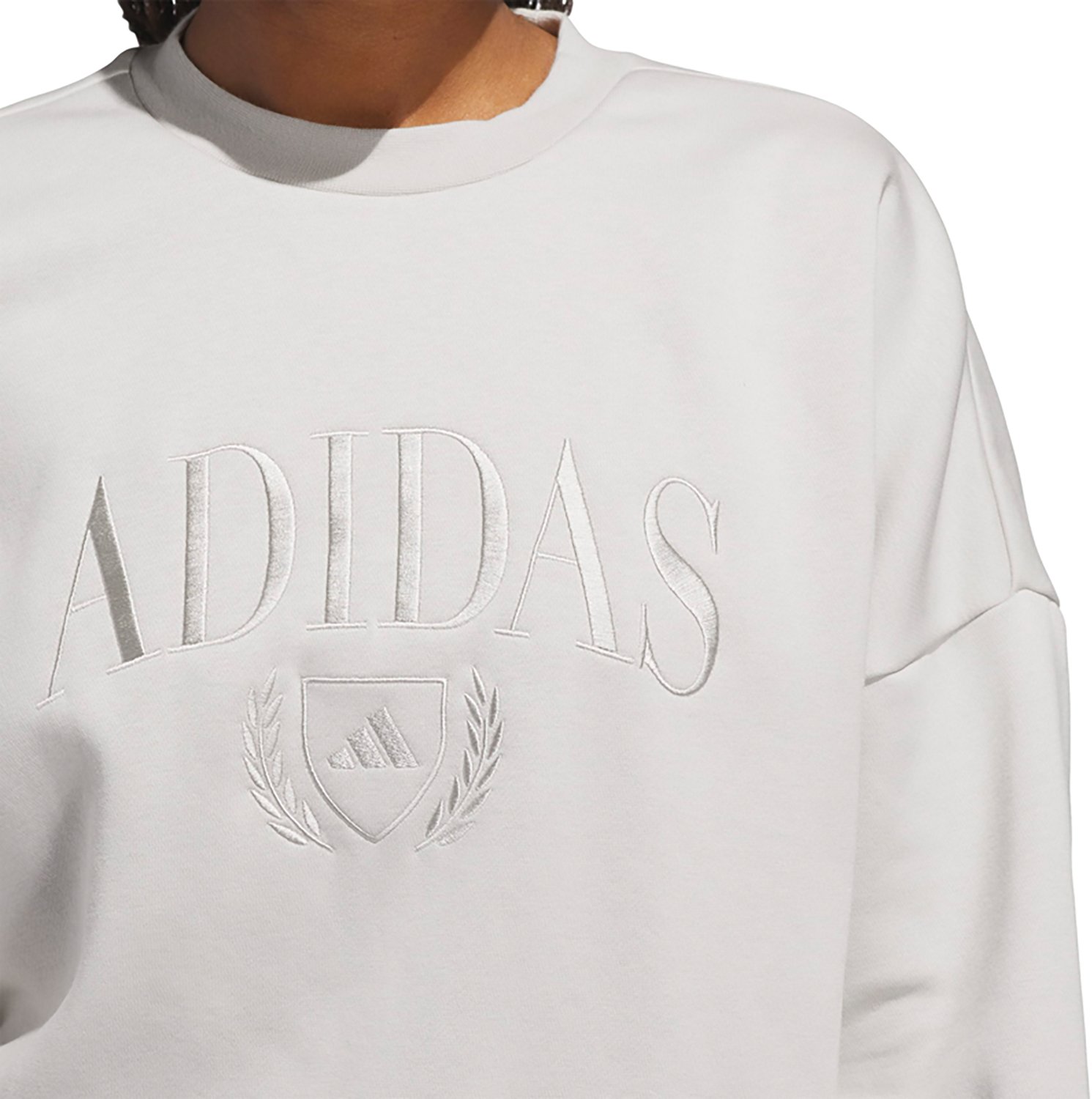 adidas Women's Cozy Holiday Sportswear Graphic Sweatshirt - view number 3