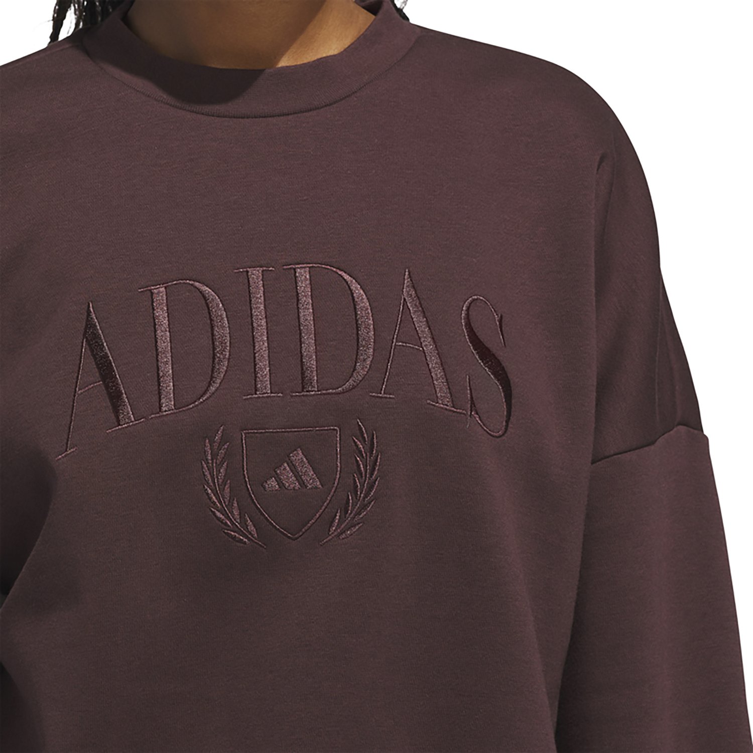 adidas Women's Cozy Holiday Sportswear Graphic Sweatshirt - view number 3