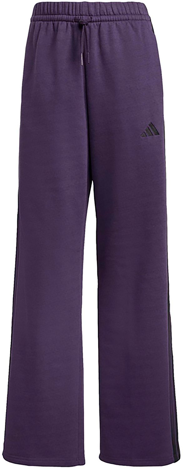 adidas Women's Essentials 3-Stripes Open Hem Sportswear Pants - view number 6