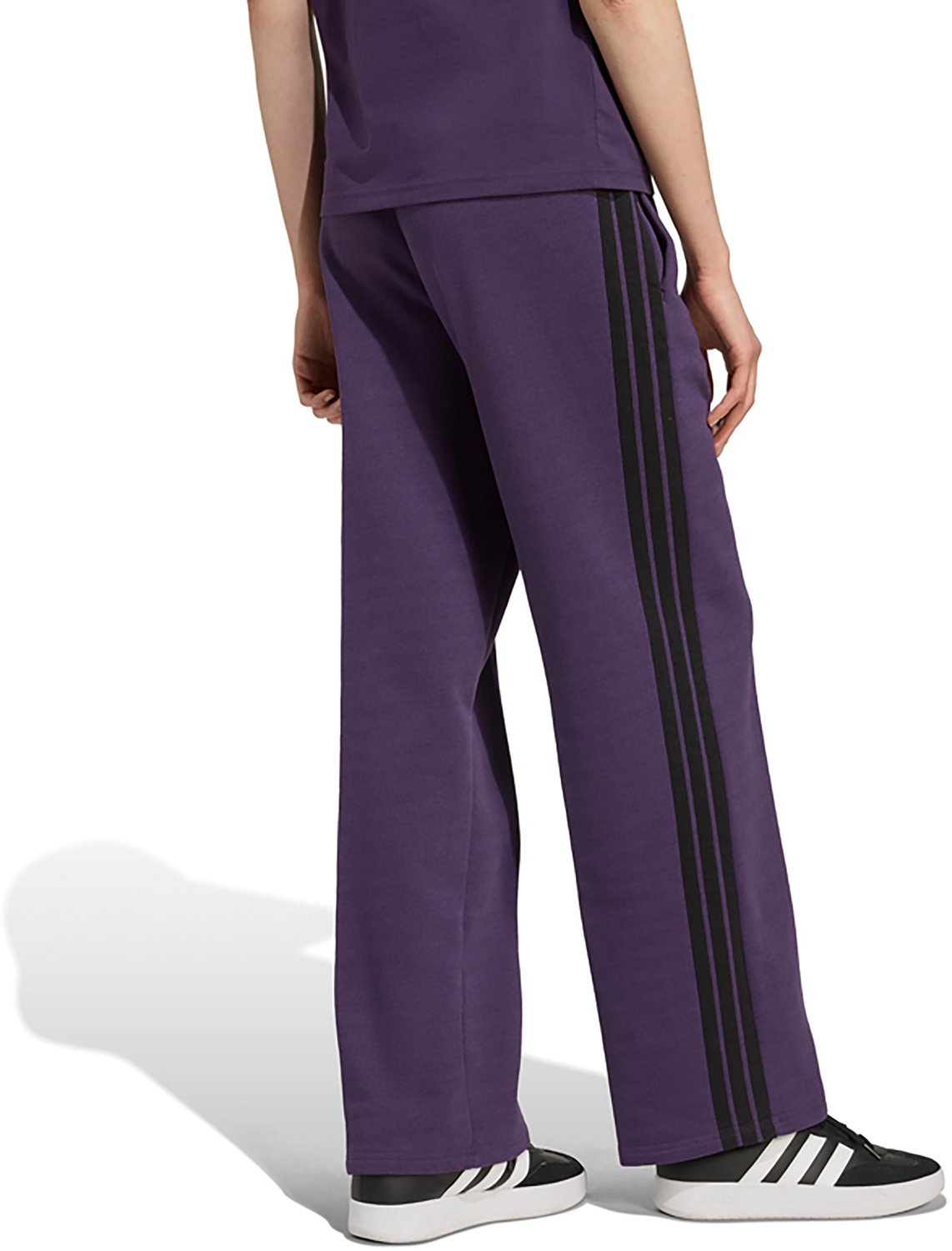 adidas Women's Essentials 3-Stripes Open Hem Sportswear Pants - view number 2