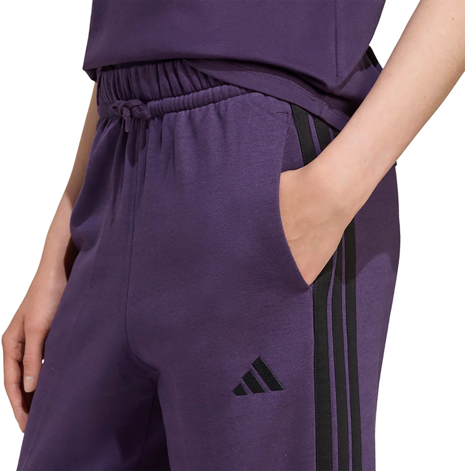 adidas Women's Essentials 3-Stripes Open Hem Sportswear Pants - view number 3
