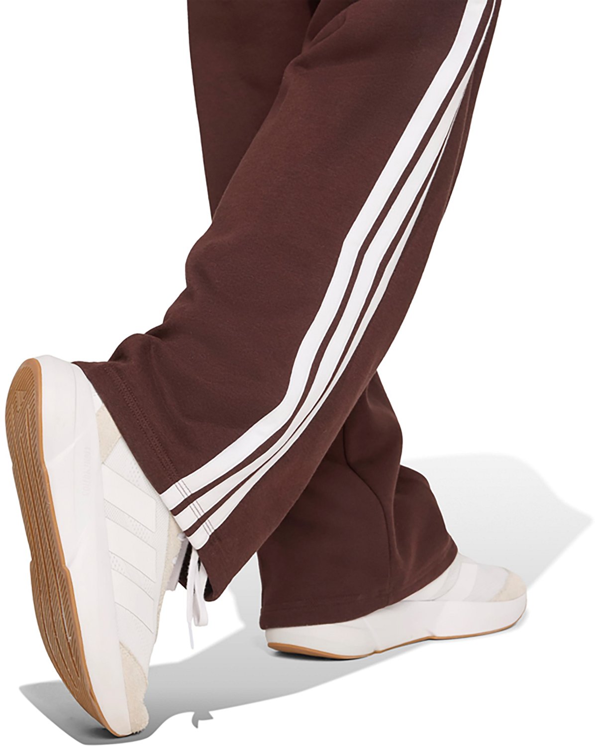 adidas Women's Essentials 3-Stripes Open Hem Sportswear Pants - view number 4