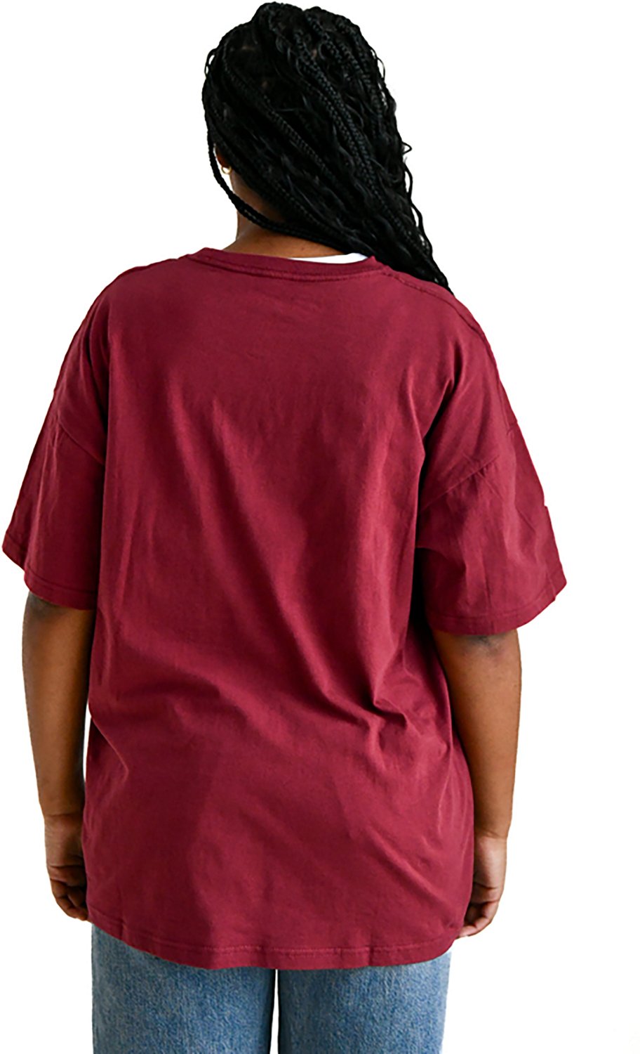 Gameday Social Women's Mississippi State Bulldogs Southern Split Oversized Band Short Sleeve T-shirt - view number 2