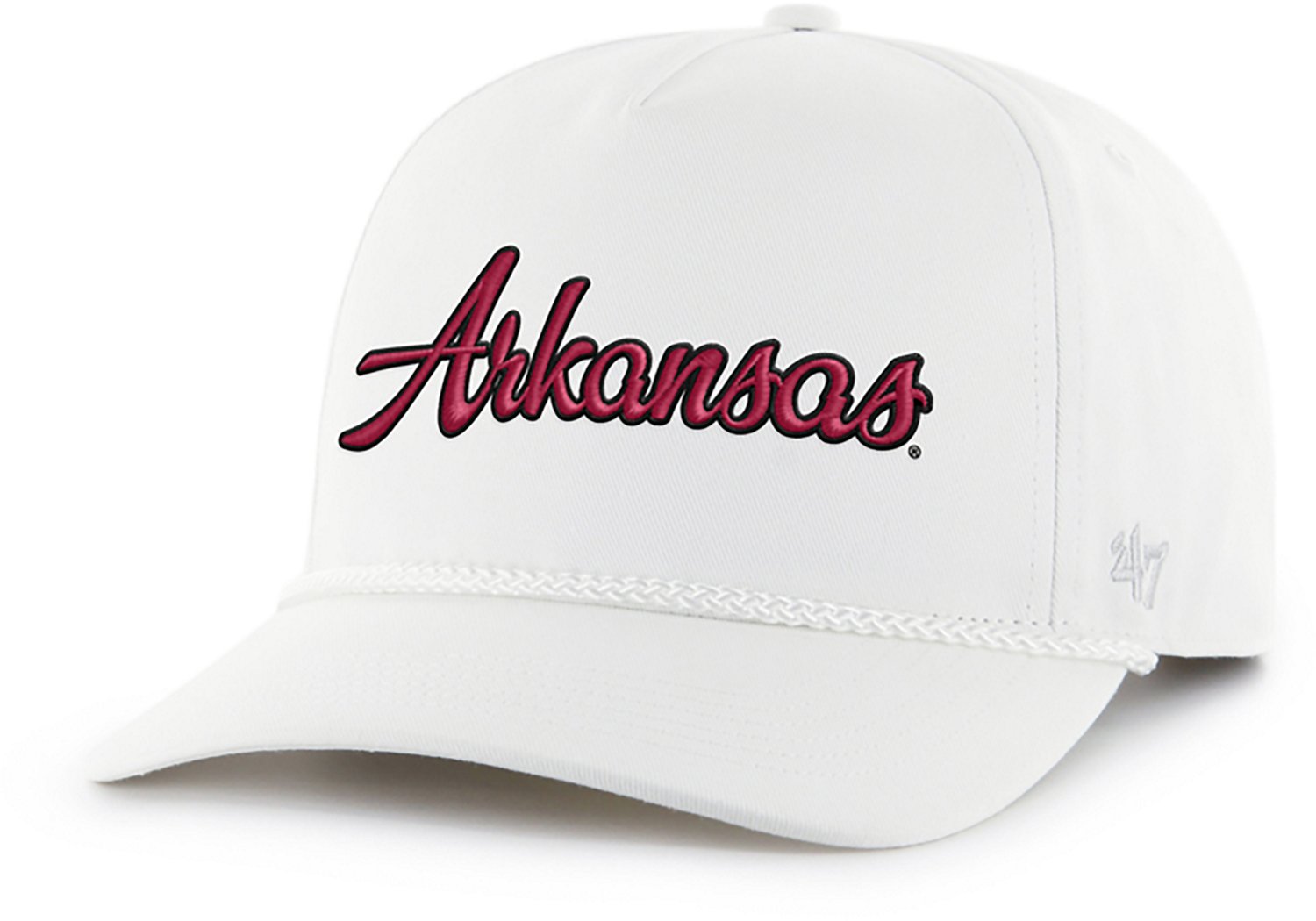 '47 Adults' Arkansas Razorbacks School Script Overhand Hitch Cap