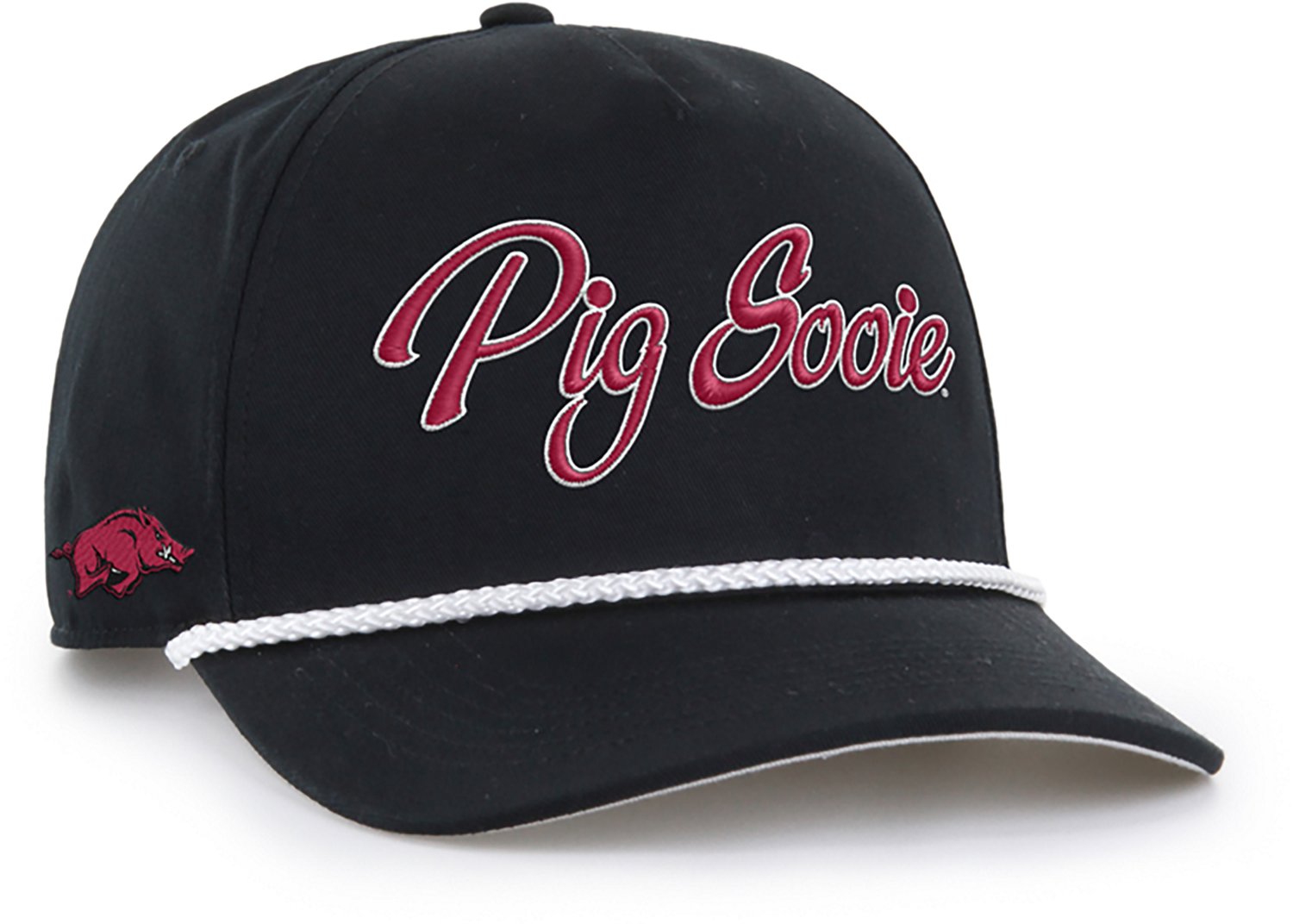 '47 Adults' Arkansas Razorbacks Pig Sooie Script Overhand Hitch Cap - view number 2