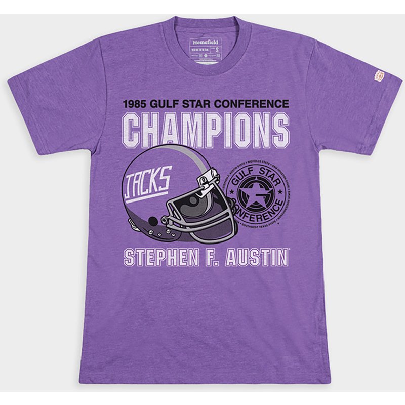 Homefield Men's Stephen F Austin Lumberjacks Gulf Star Champs Short Sleeve T-shirt