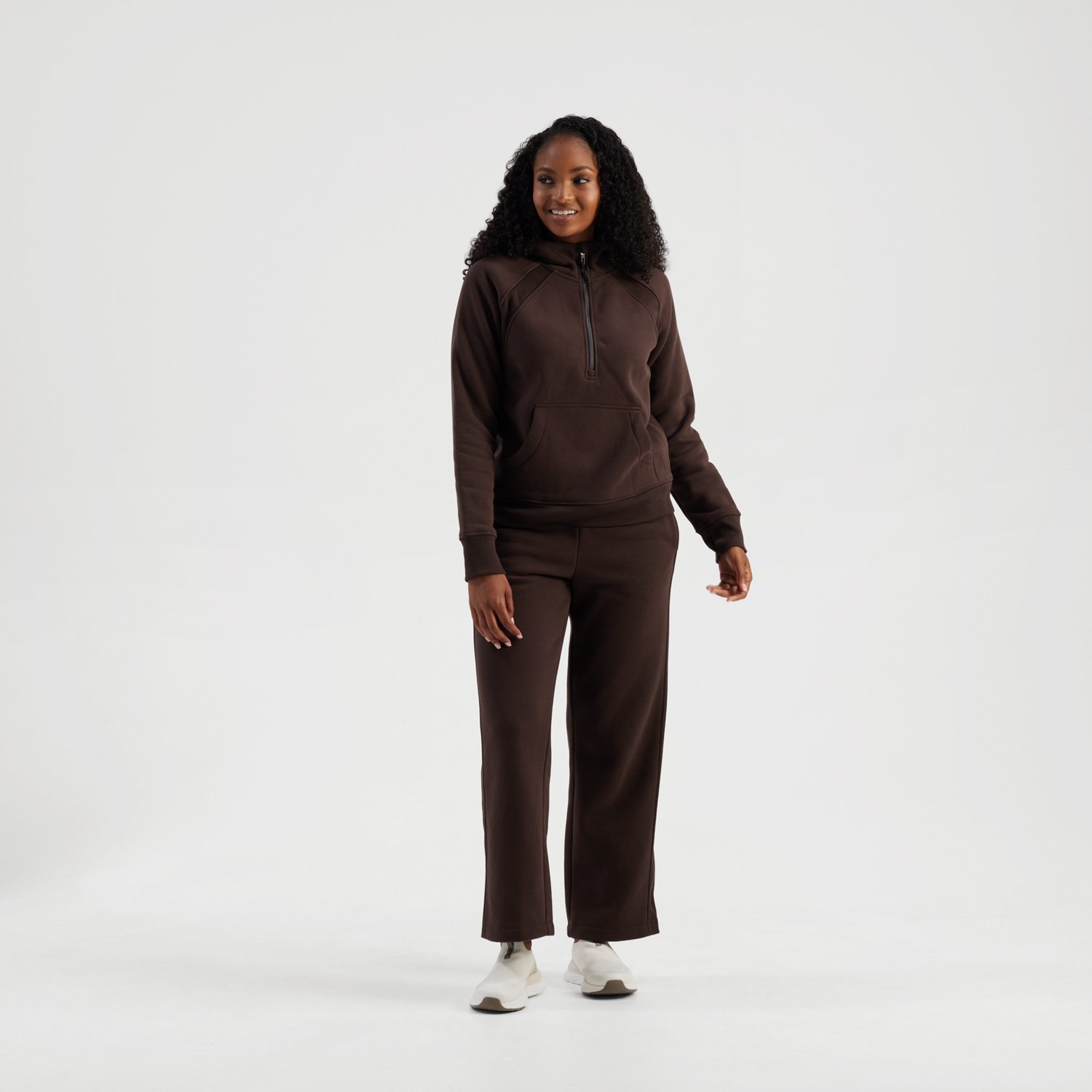 Freely Women's Hilary Mixed Rib Cozy 1/2-Zip Hoodie - view number 2