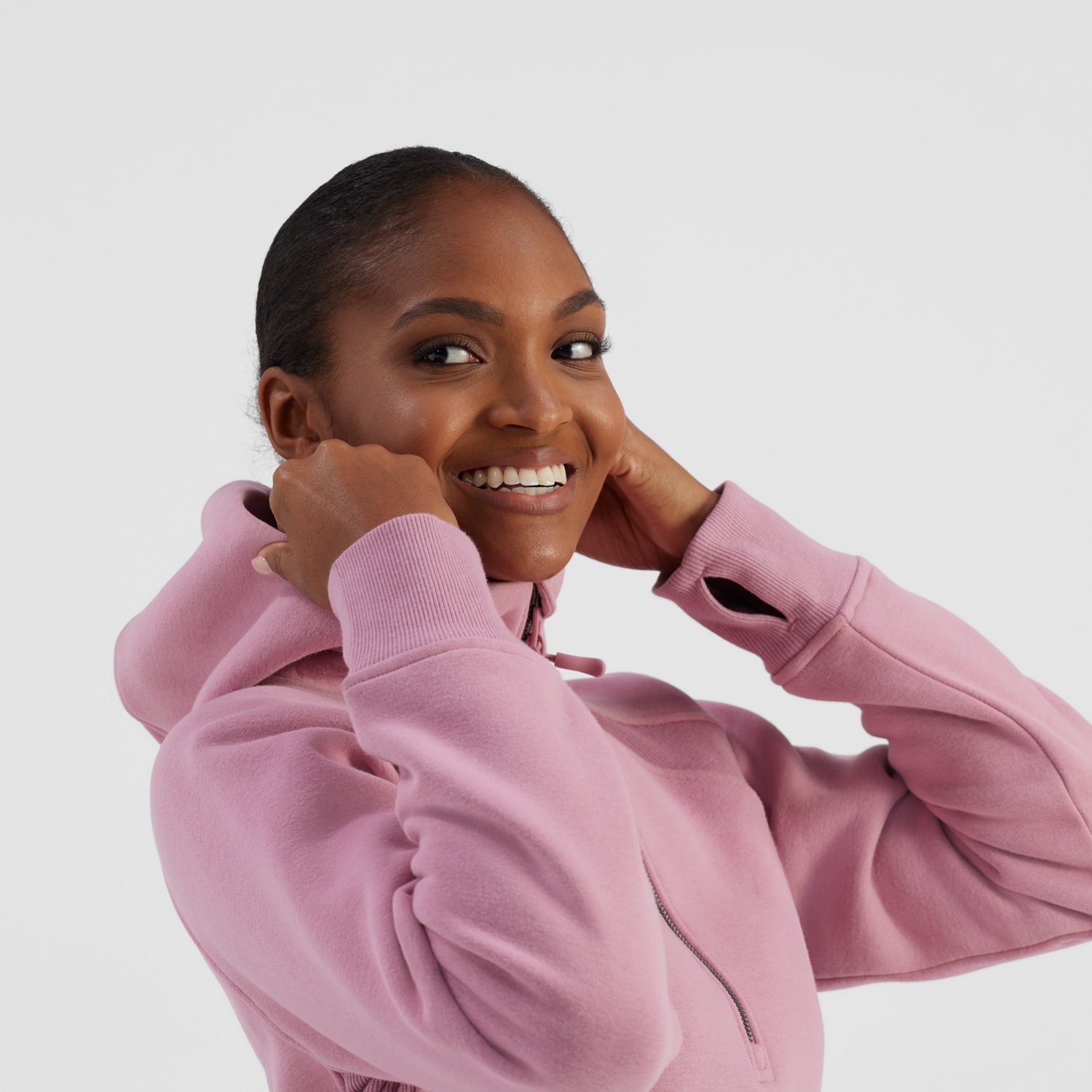 Freely Women's Hilary Mixed Rib Cozy 1/2-Zip Hoodie - view number 5