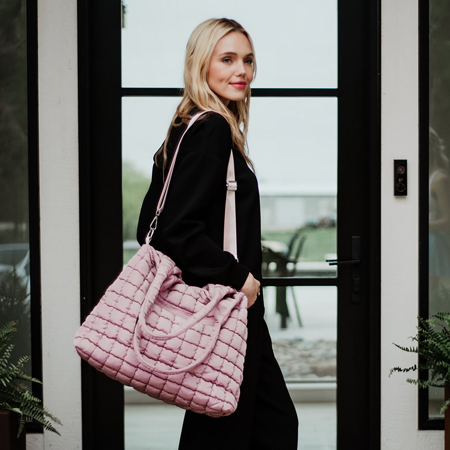 Katydid Quilted Tote Bag - view number 3