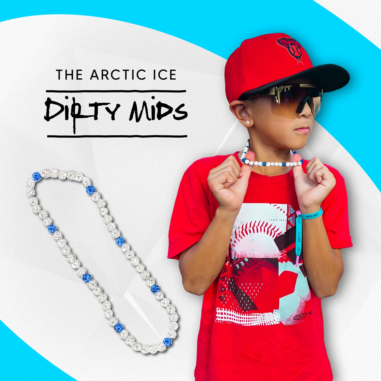 Dirty Mids Ice Collection 18 in Necklace - view number 3