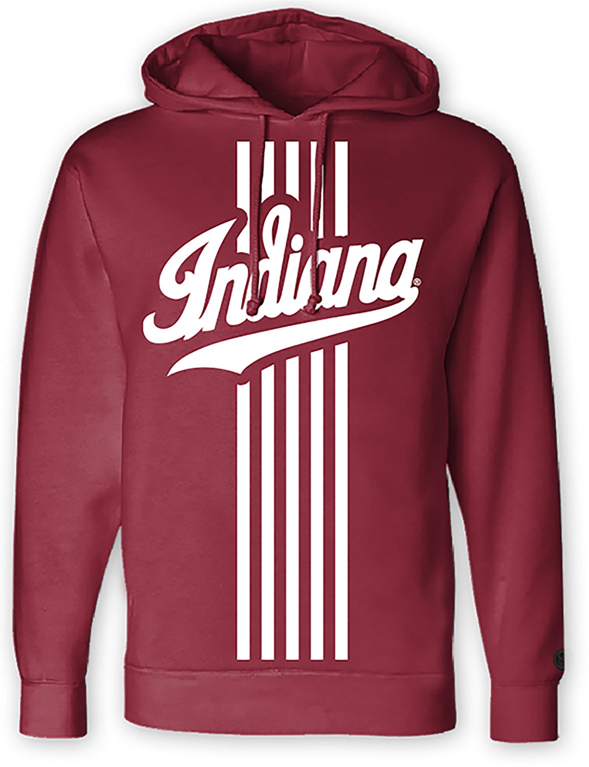Something Inked Men's Indiana University Candy Stripe Pocketless Cord Hoodie