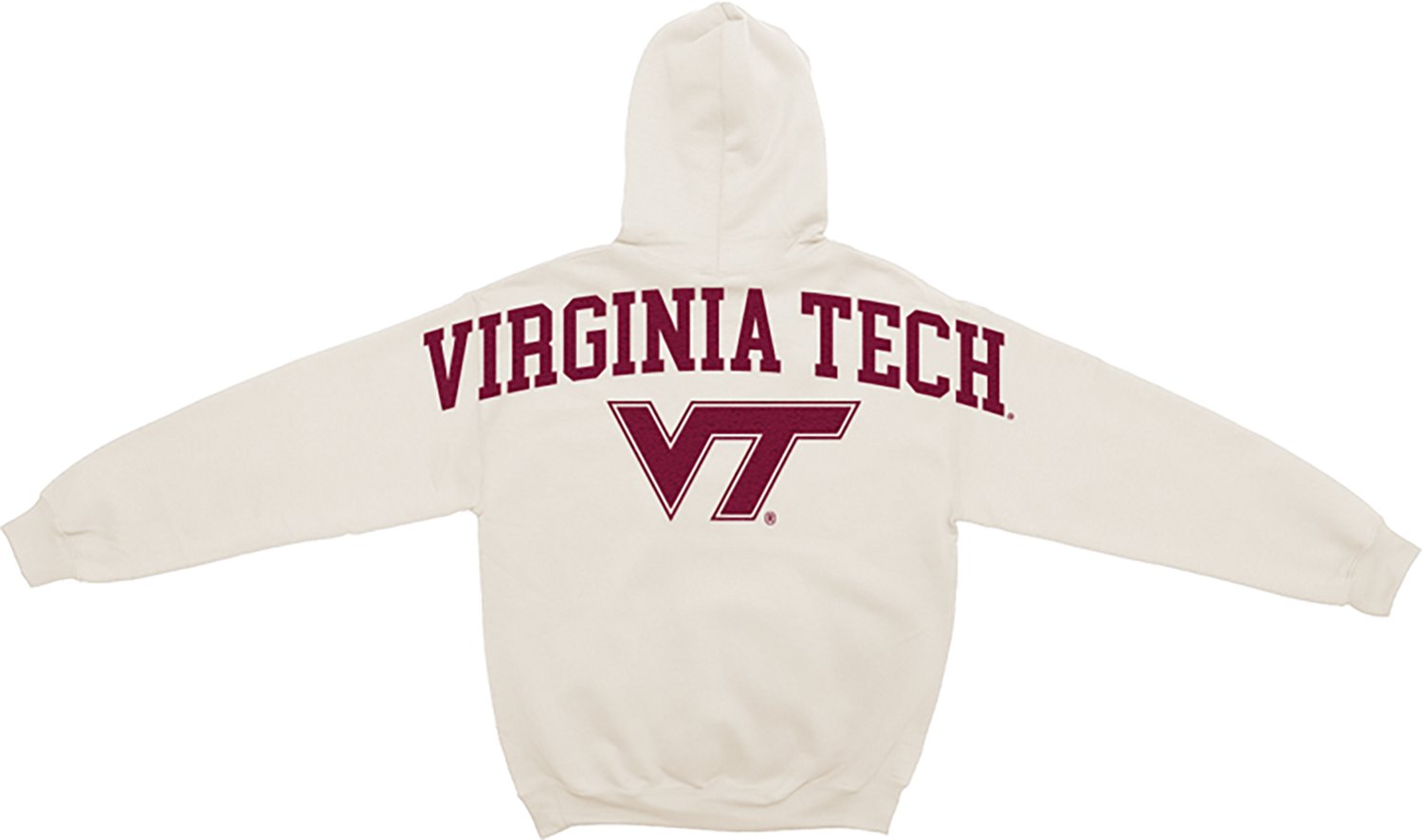 Something Inked Men's Virginia Tech Chenille Mascot Arch Back Hoodie - view number 2