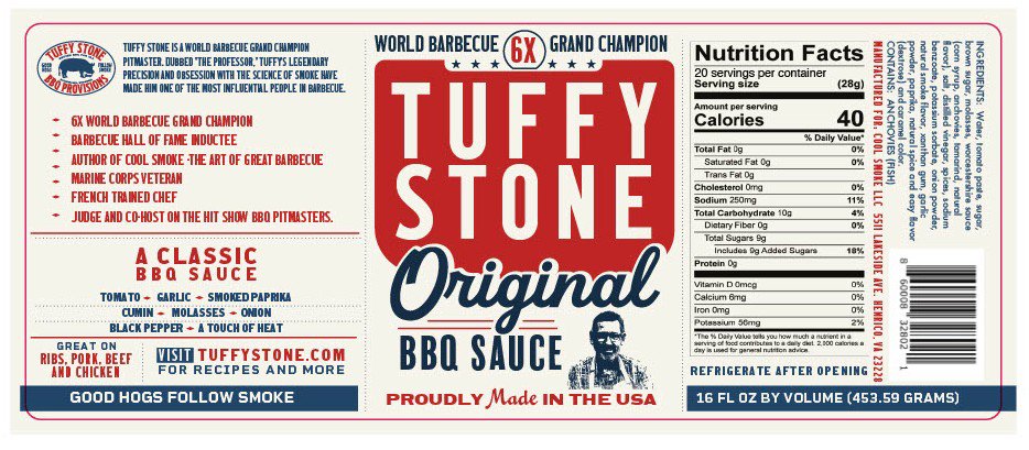 Tuffy's Original BBQ Sauce                                                                                                       - view number 2