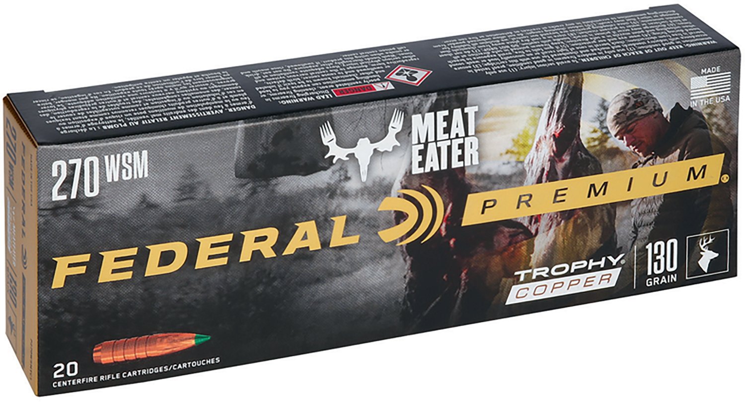 Federal Premium Vital-Shok .270 Winchester Short Magnum 130-Grain Centerfire Rifle Ammunition                                    - view number 2