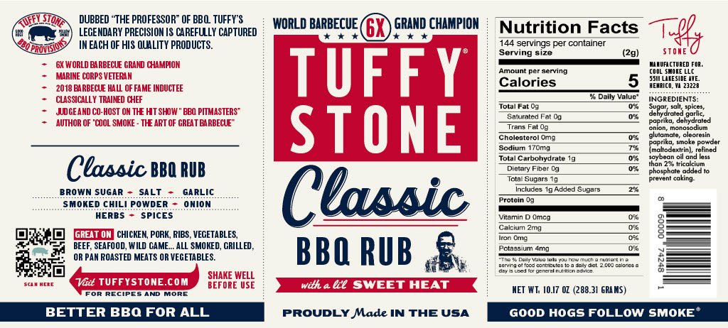 Tuffy's Classic BBQ Rub