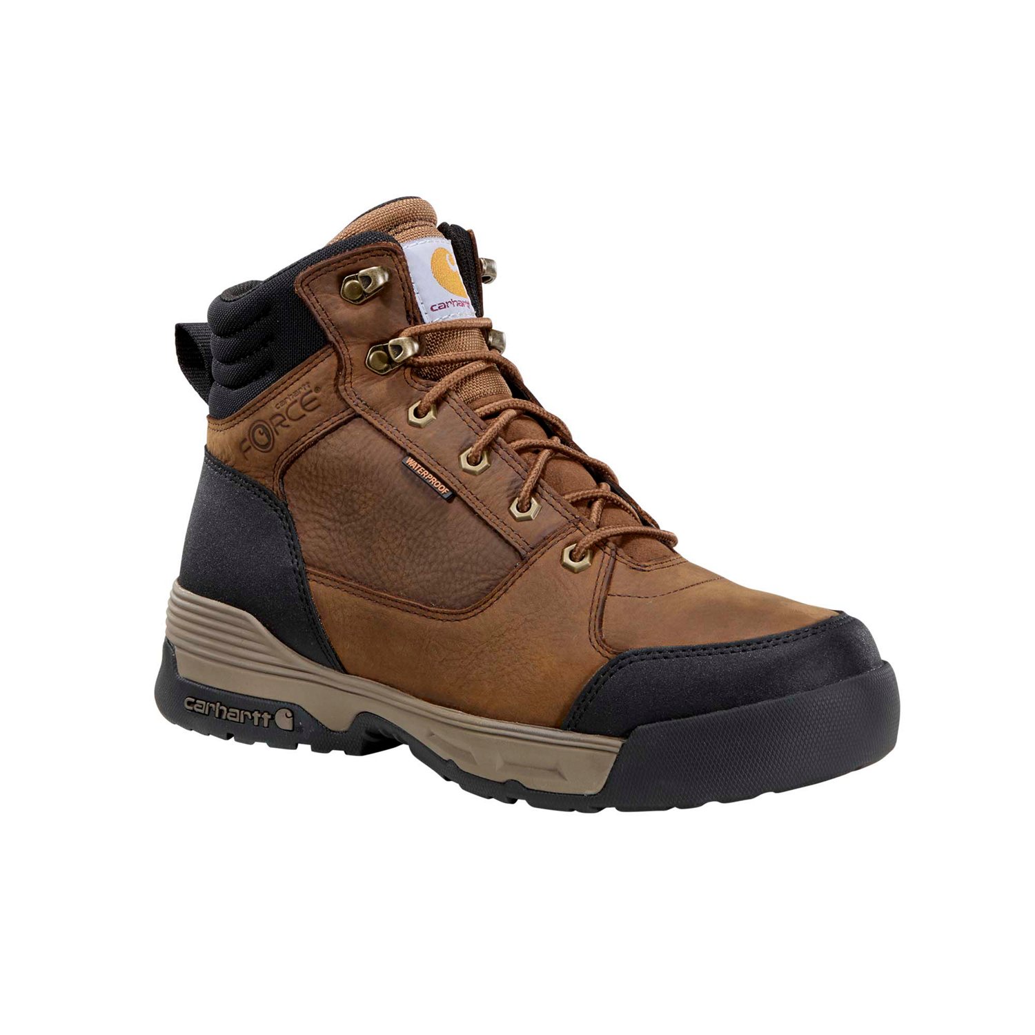 Carhartt Men's Force HD Waterproof Work Boots - view number 3