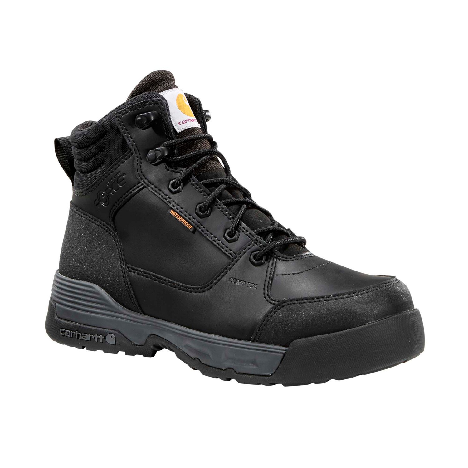Carhartt Men's Force HD Waterproof Composite Toe Work Boots - view number 3