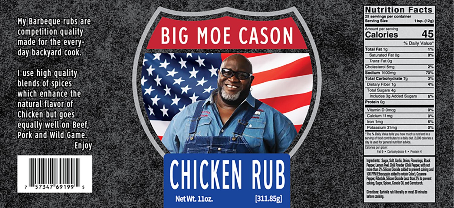 Big Moe Cason 13 oz Chicken Rub                                                                                                  - view number 2