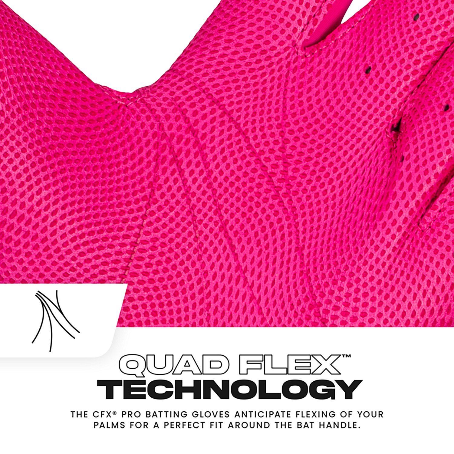 Franklin Adults' MLB CFX Pro Batting Gloves                                                                                      - view number 3