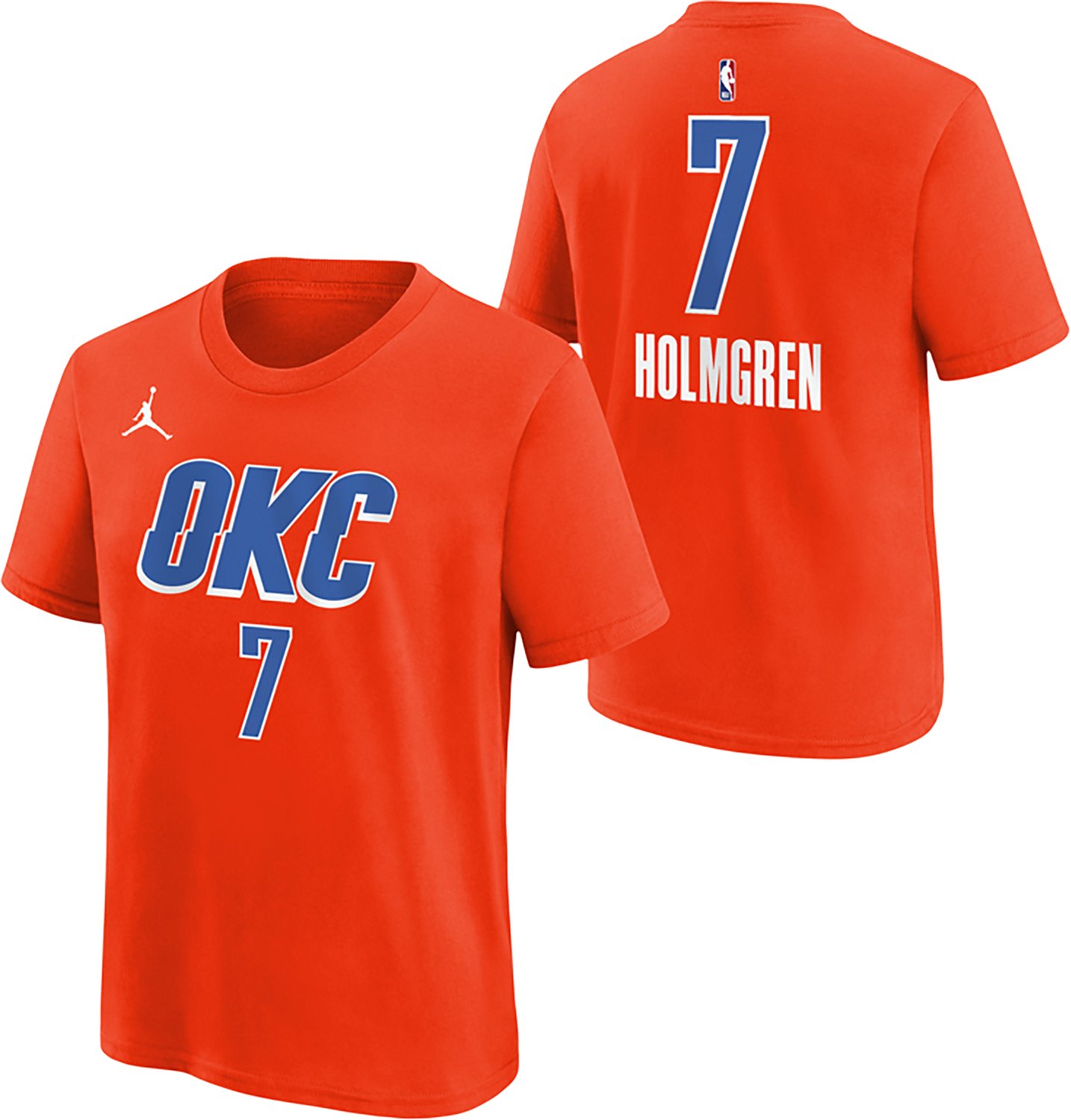 Nike Boys' Oklahoma City Thunder Chet Holmgren Statement N&N T-shirt - view number 3
