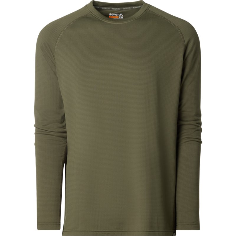 Magellan Outdoors Men's Huntgear Heavy Weight Baselayer Crew Neck Top-image