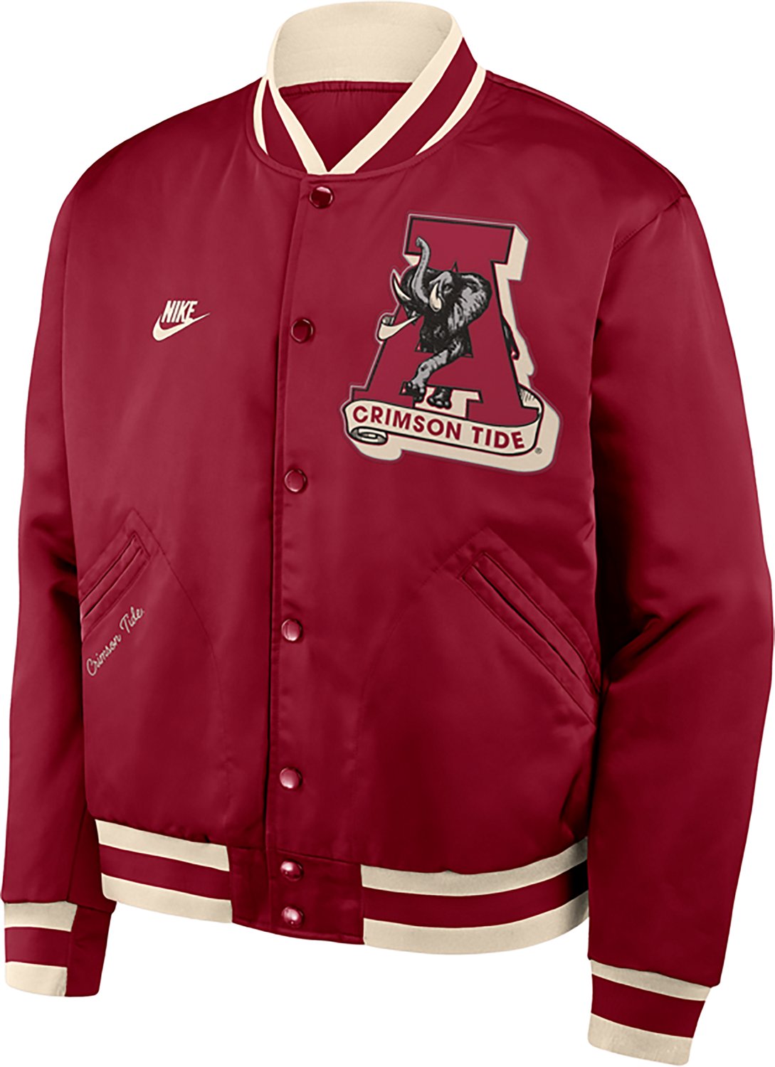 Nike Men's University of Alabama Vault Logo Legacy Bomber Jacket - view number 5