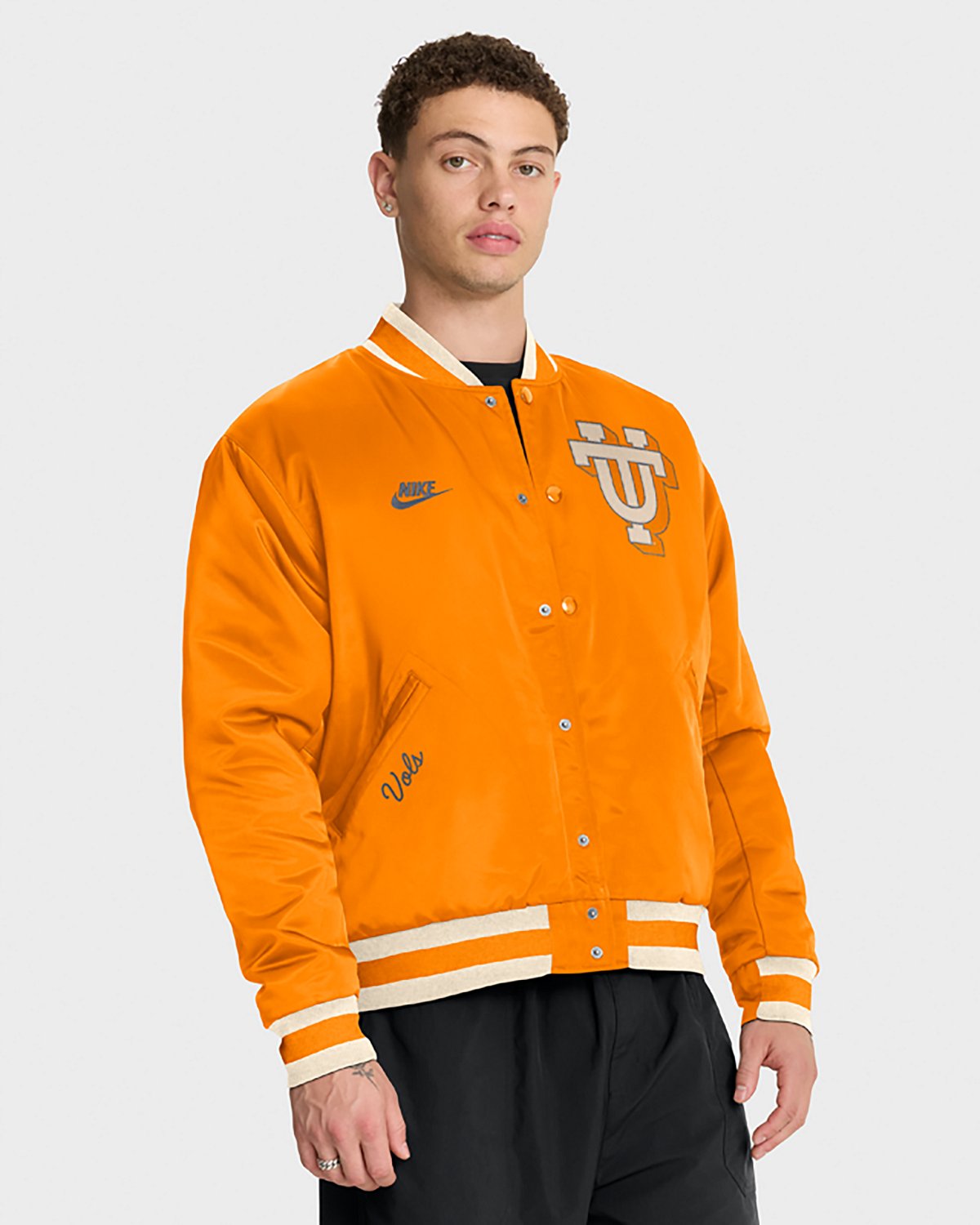 Nike Men's University of Tennessee Vault Logo Legacy Bomber Jacket - view number 2