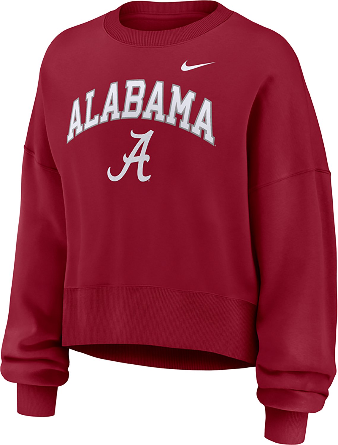 Nike Women's University of Alabama Crimson Tide Phoenix Arch Oversized Crew - view number 2