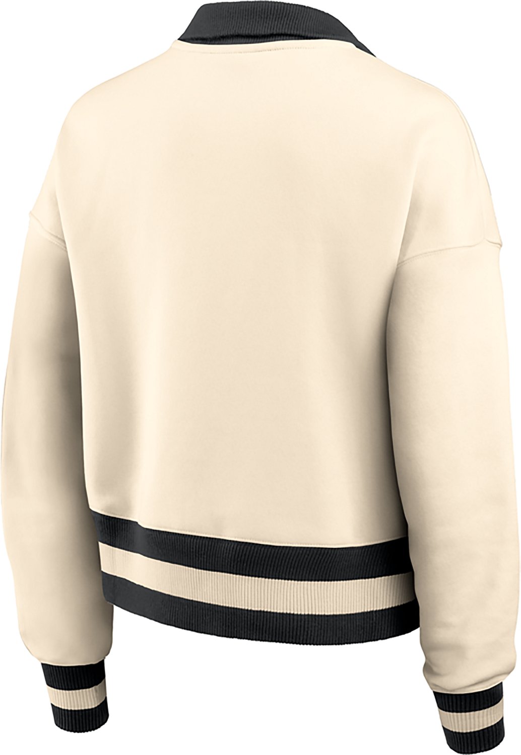 Nike Women's Georgia Bulldogs Legacy Fleece Crop 1/4 Zip Jacket - view number 6
