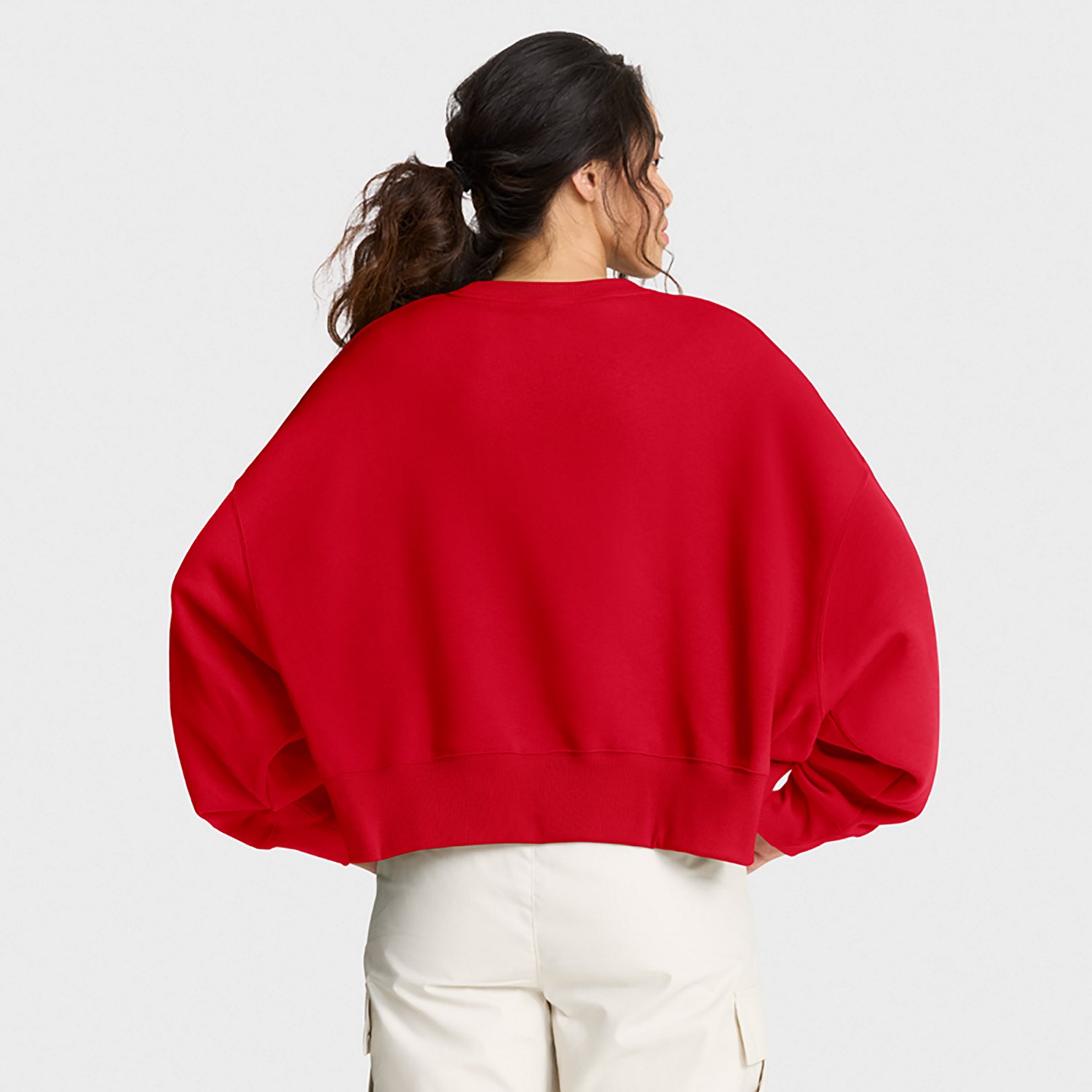 Nike Women's University of Georgia Bulldogs Phoenix Arch Oversized Crew - view number 3
