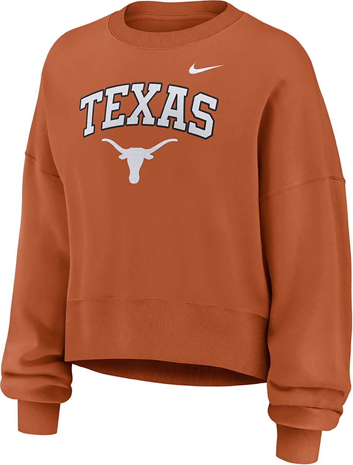 Nike Women's University of Texas Longhorns Phoenix Arch Oversized Crew - view number 2