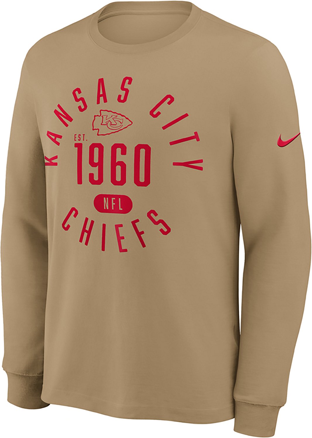 Nike Men's Chiefs Rewind Slub Long Sleeve T-shirt - view number 2