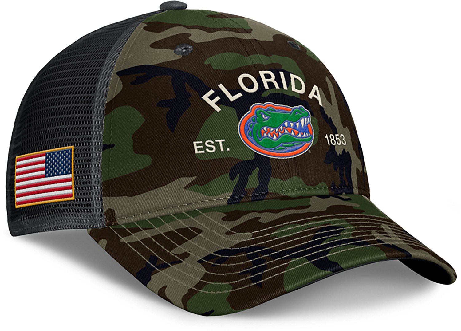 Jordan Men's Florida Military Appreciation Rise Structured Trucker Cap - view number 3