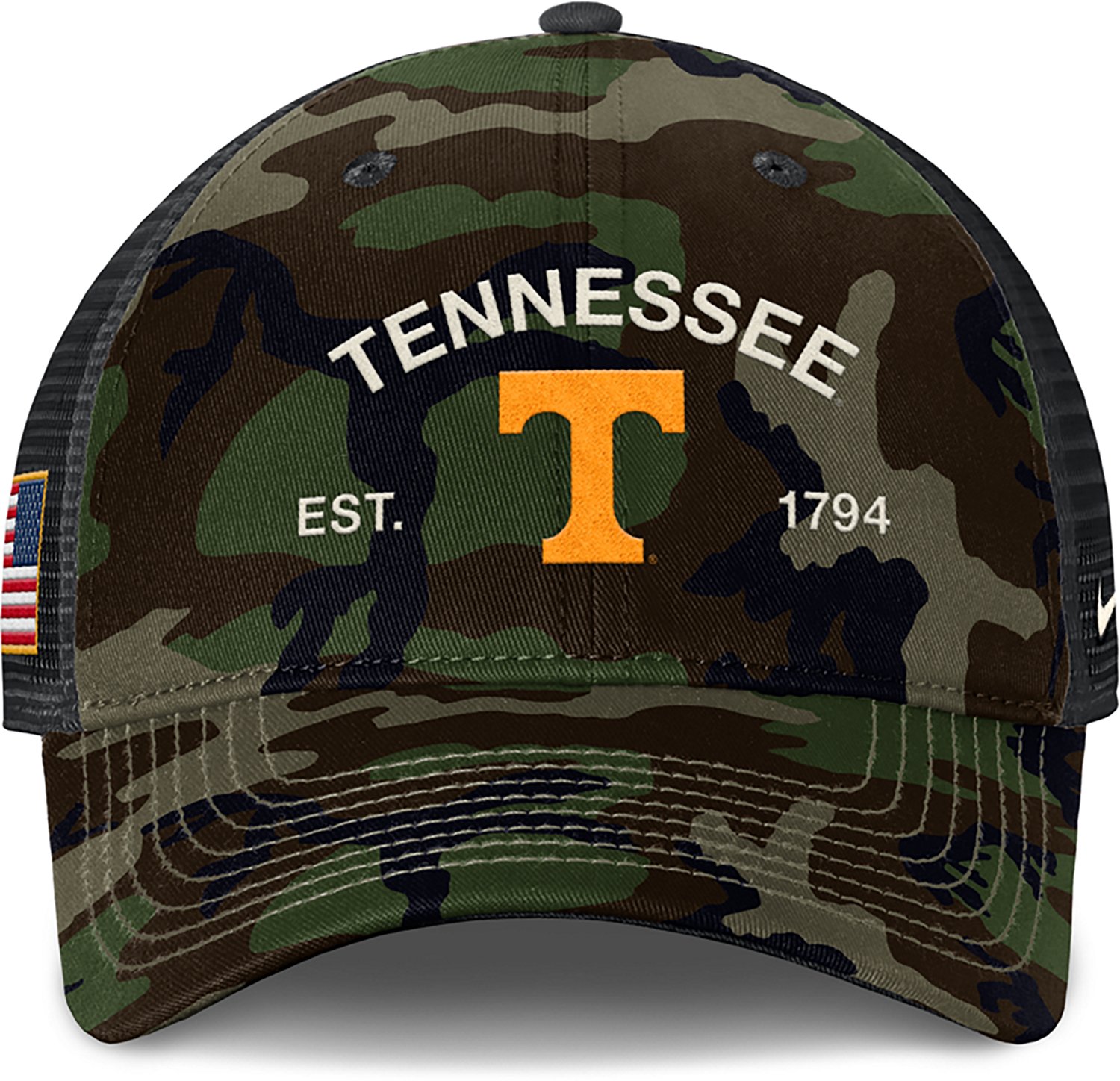Nike Men's Tennessee Military Appreciation Rise Structured Trucker Cap - view number 1