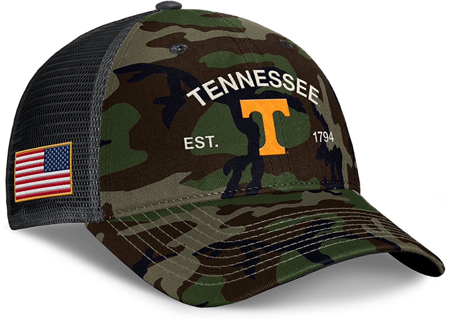 Nike Men's Tennessee Military Appreciation Rise Structured Trucker Cap - view number 2
