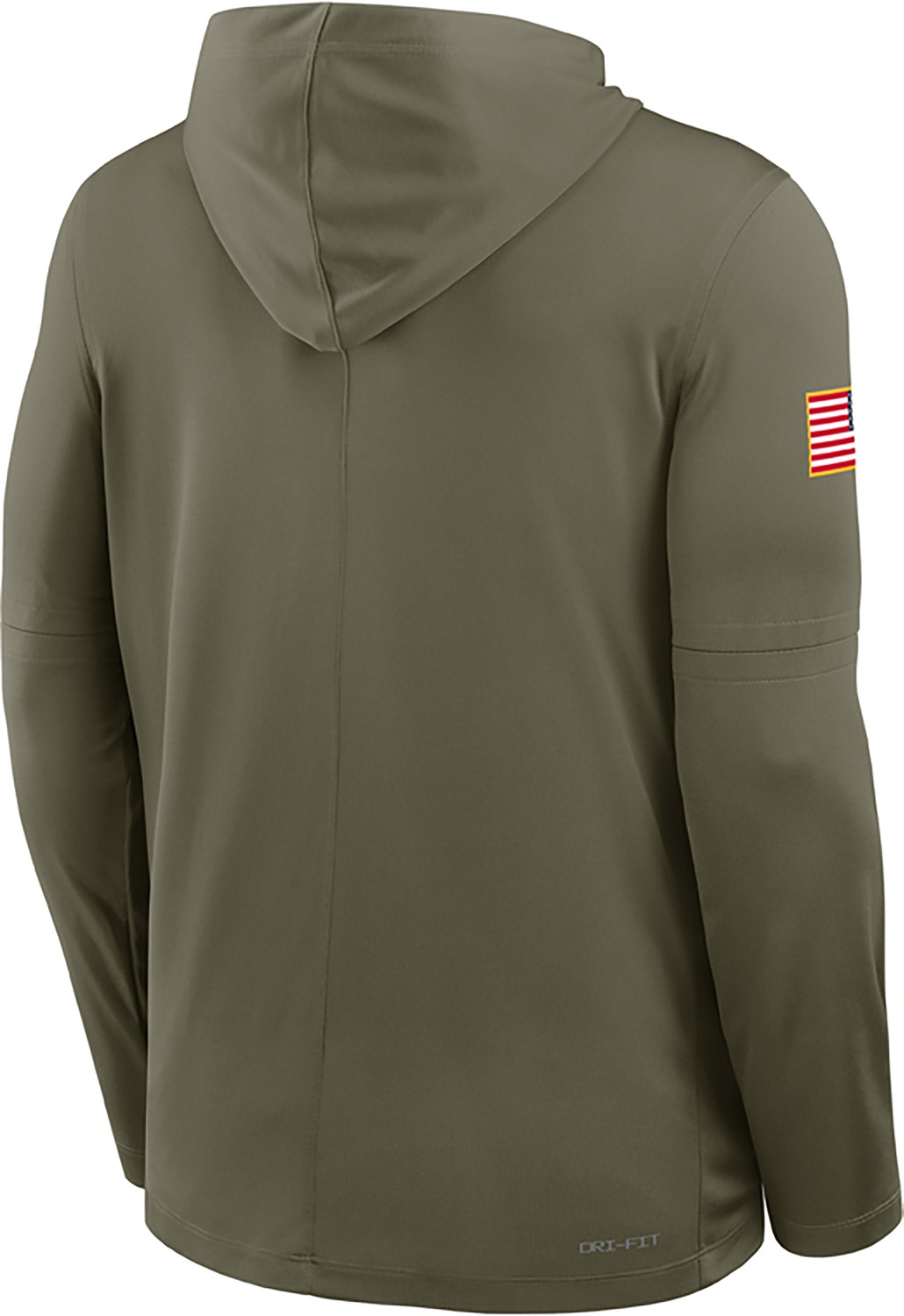 Nike Men's Alabama Military Appreciation Dri-FIT Lightweight Hoodie Top - view number 3