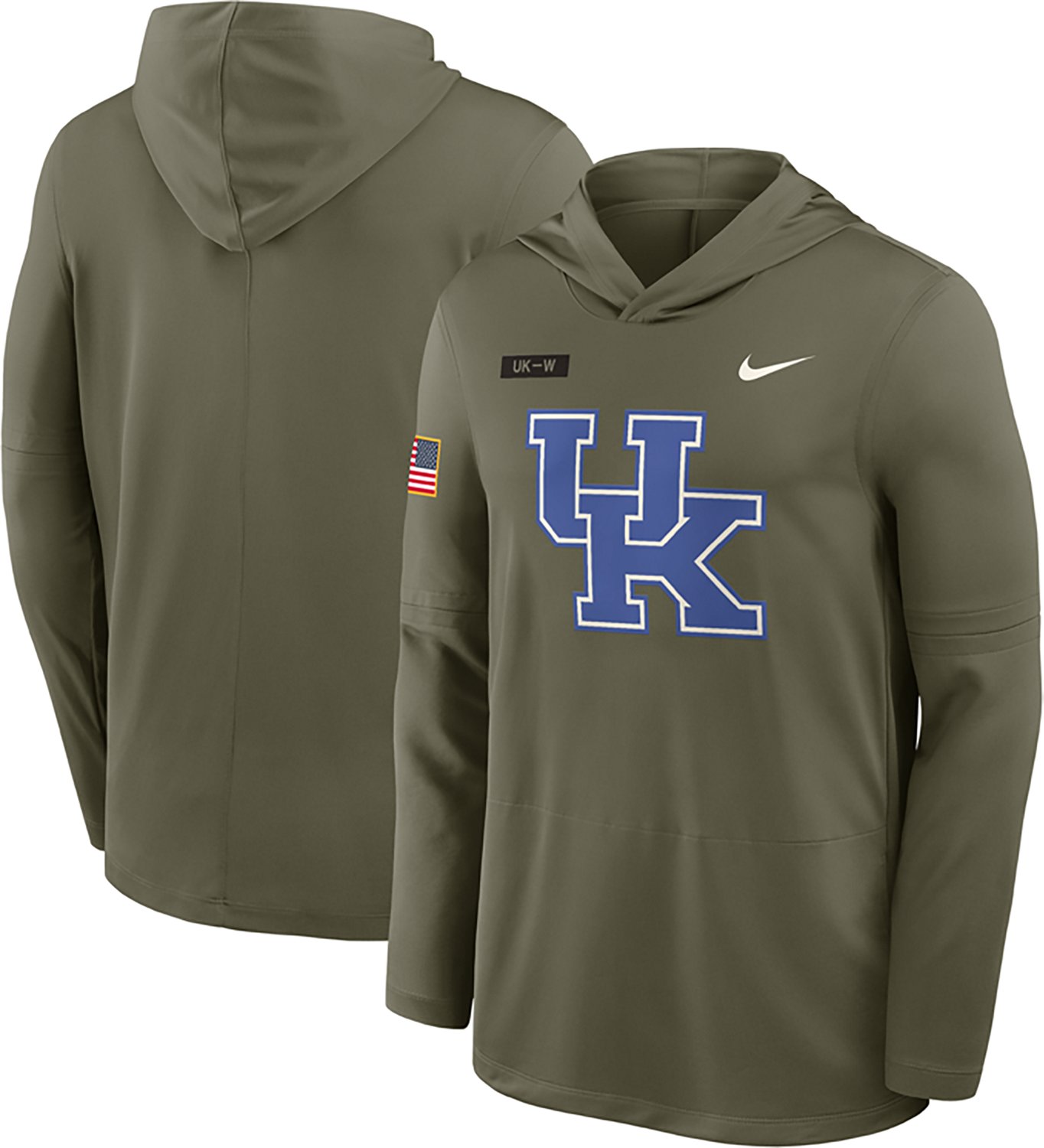 Nike Men's Kentucky Military Appreciation Dri-FIT Lightweight Hoodie Top