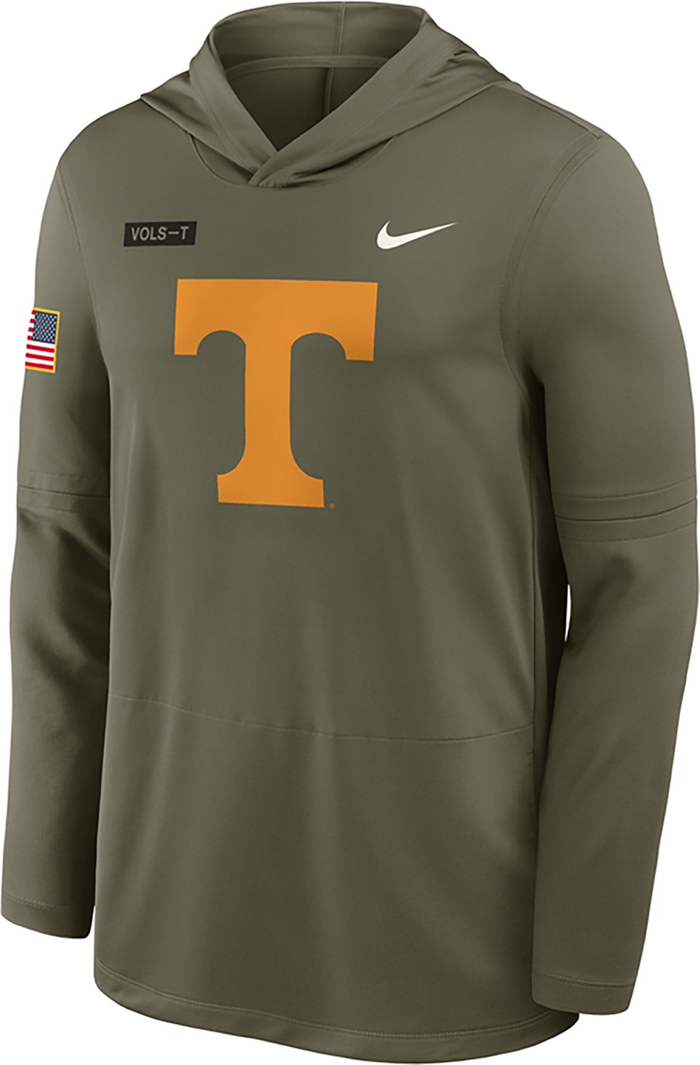 Nike Men's Tennessee Military Appreciation Dri-FIT Lightweight Hoodie Top - view number 2