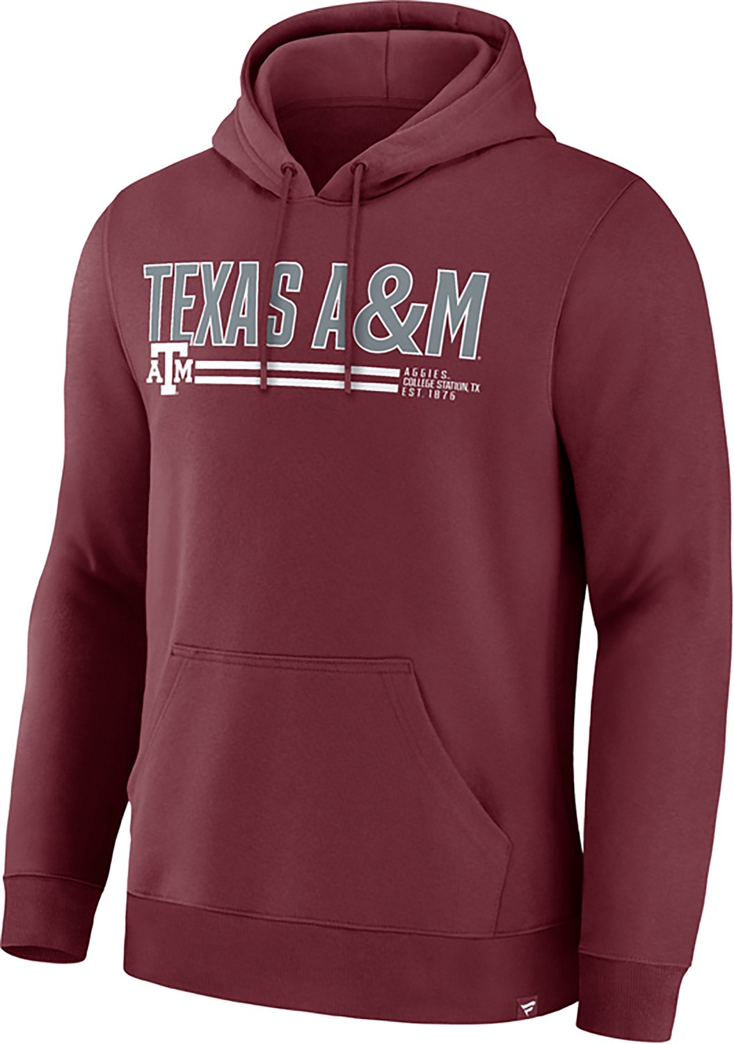 Fanatics Men's Texas A&M Aggies Wordmark Stripe Legacy Fleece Hoodie - view number 2