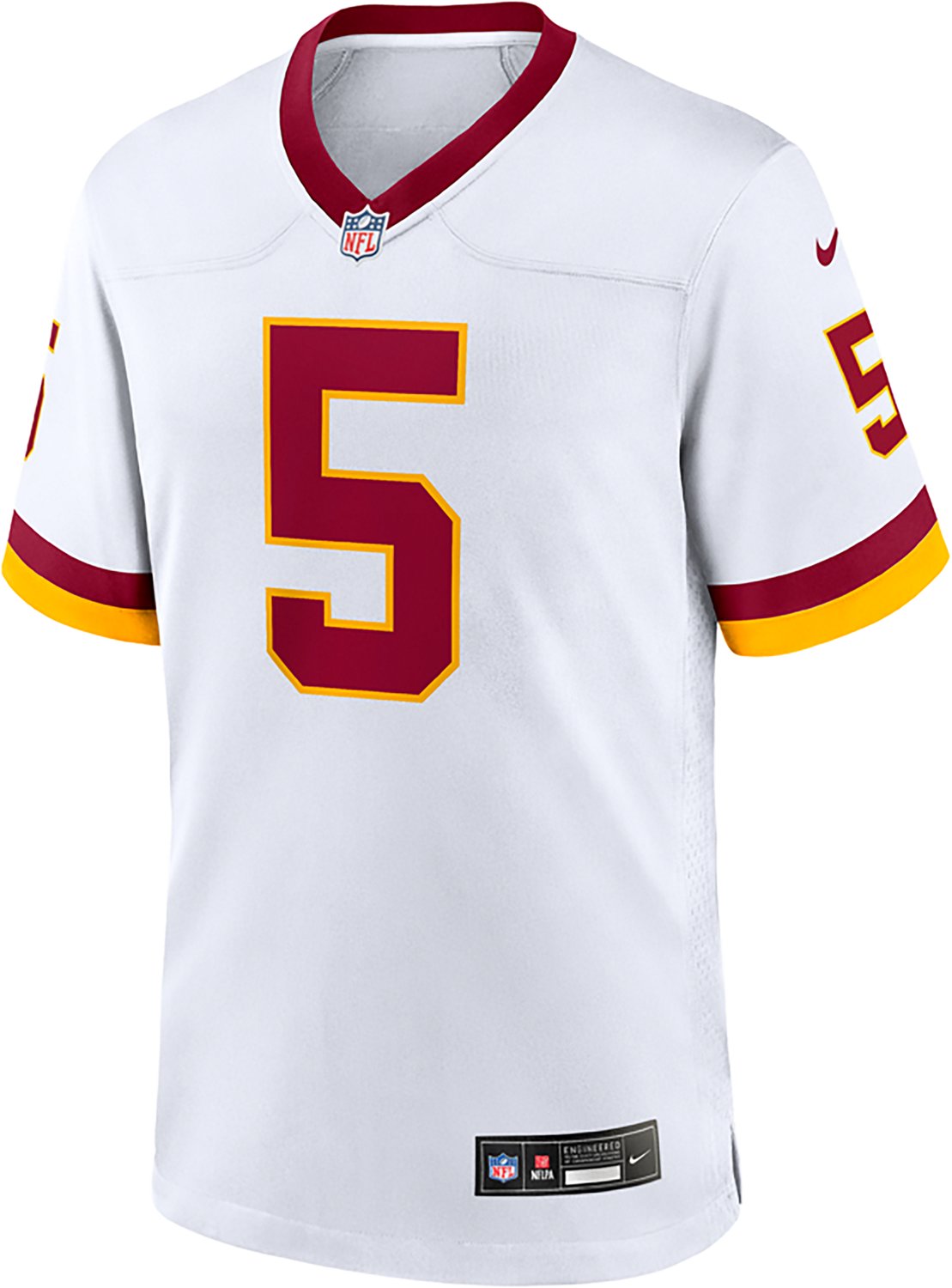 Nike Men's Commanders Jayden Daniels #5 Name & Number Alternate Game Jersey - view number 2