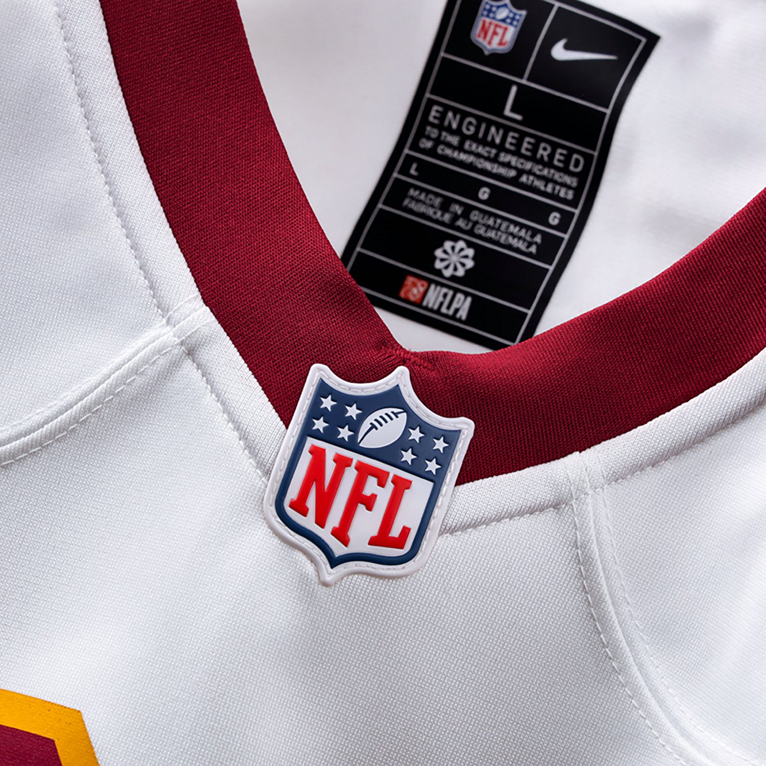 Nike Men's Commanders Jayden Daniels #5 Name & Number Alternate Game Jersey - view number 4