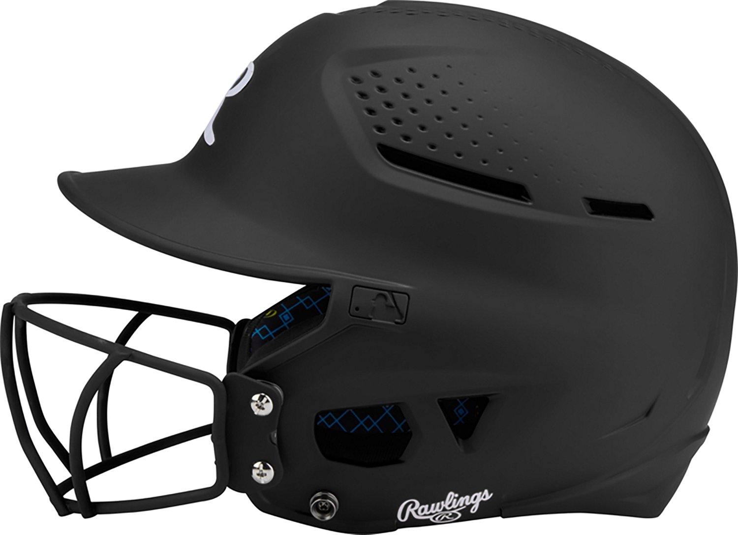 Rawlings Kids' RX2 1 Tone Matte Helmet with Softball Cage - view number 3