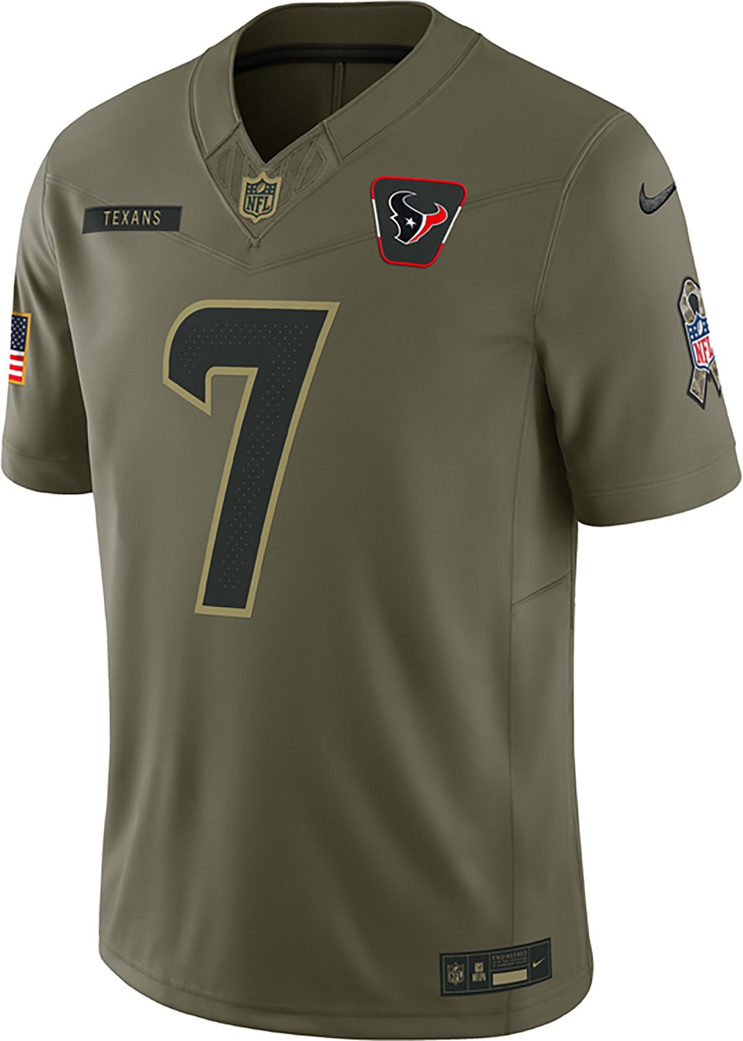 Nike Men's Texans C.J. Stroud Salute to Service Jersey - view number 2